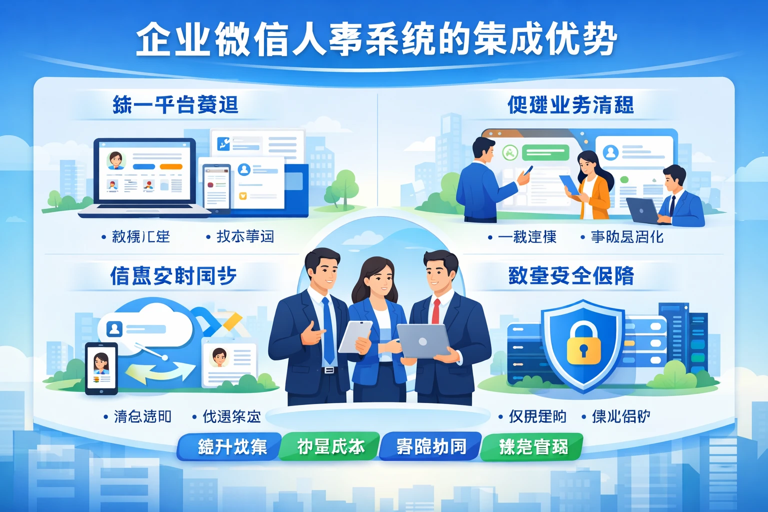 企业微信人事系统的集成优势