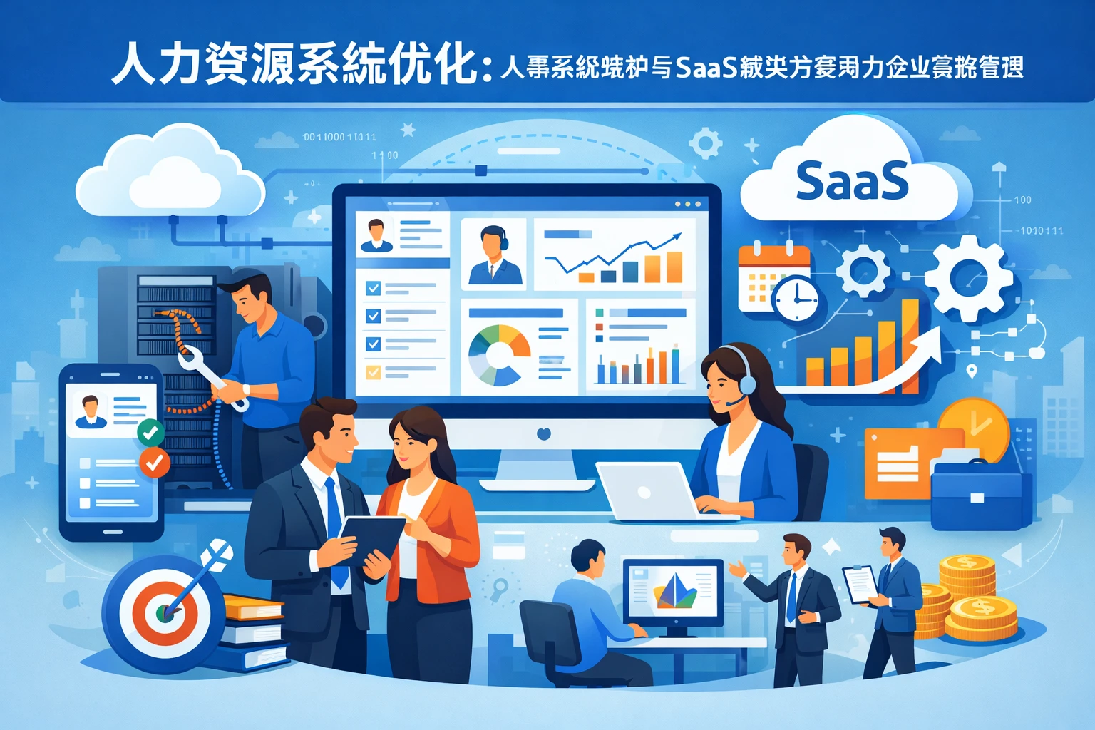 人力资源系统优化:人事系统维护与SaaS解决方案助力企业高效管理