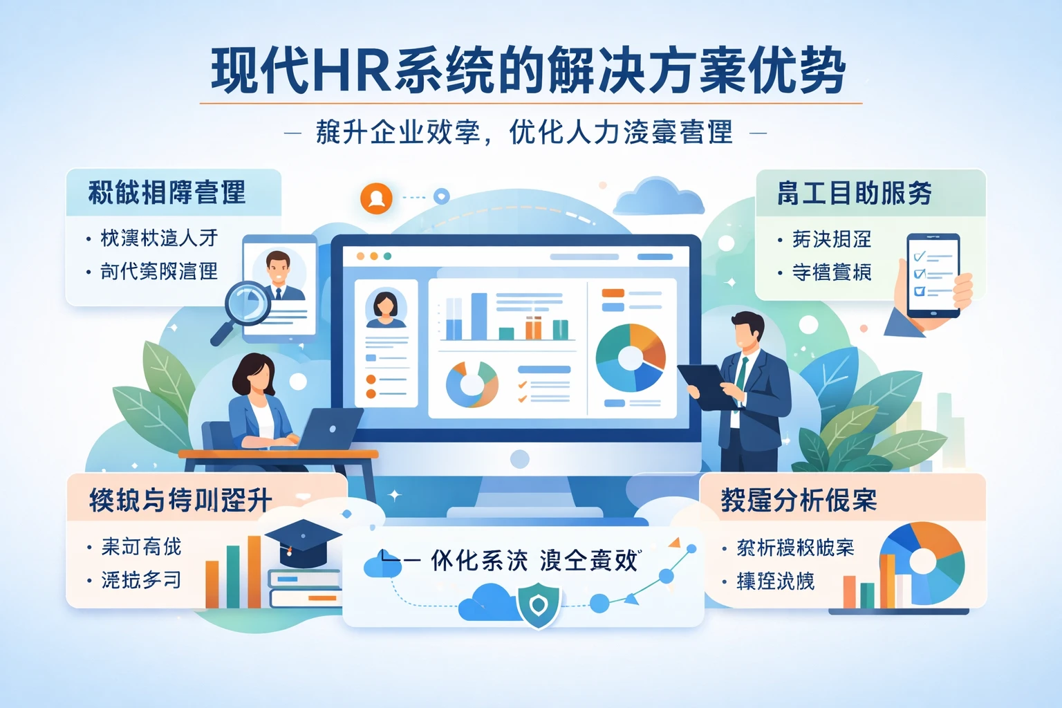 现代HR系统的解决方案优势