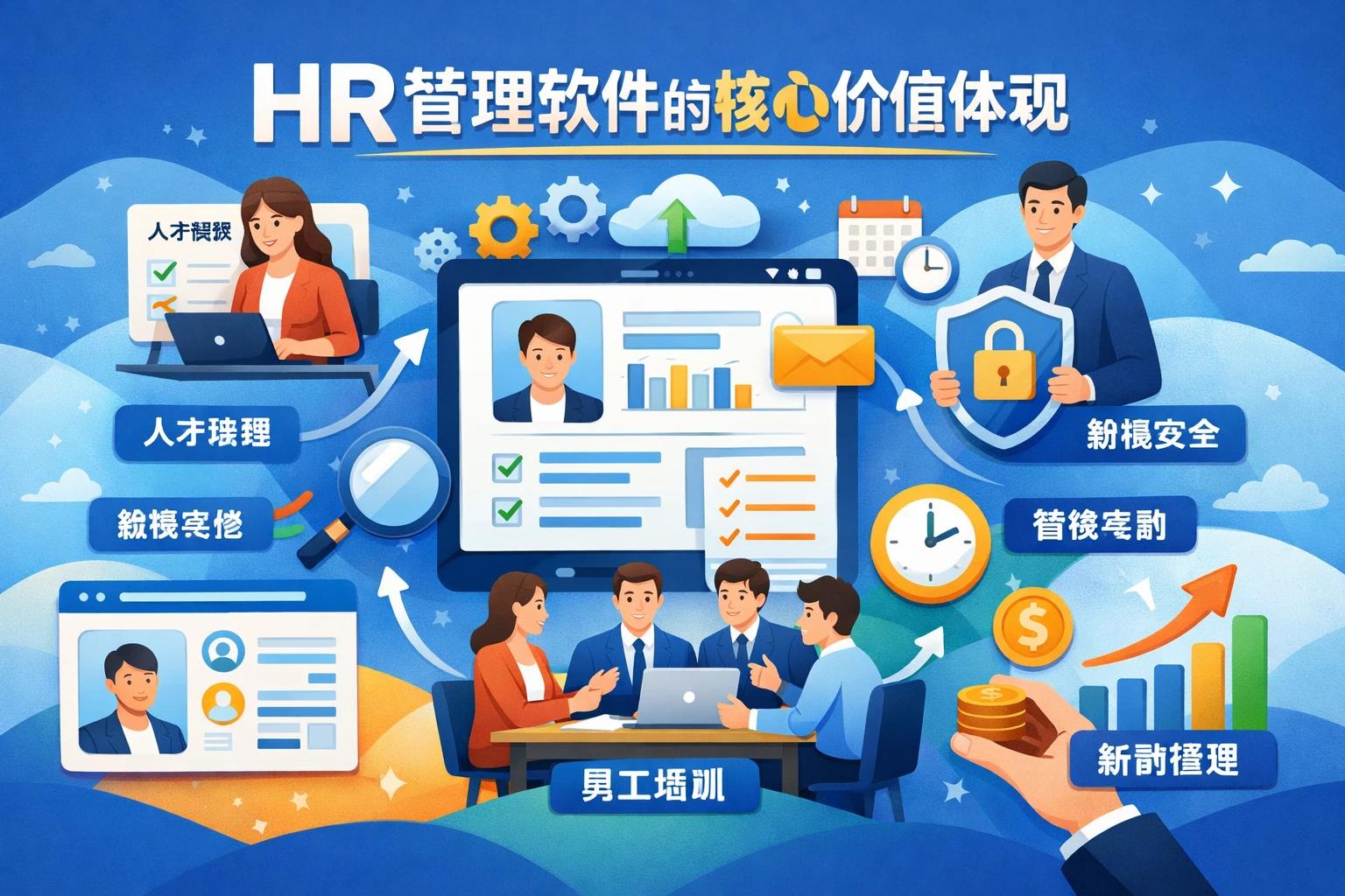 HR管理软件的核心价值体现