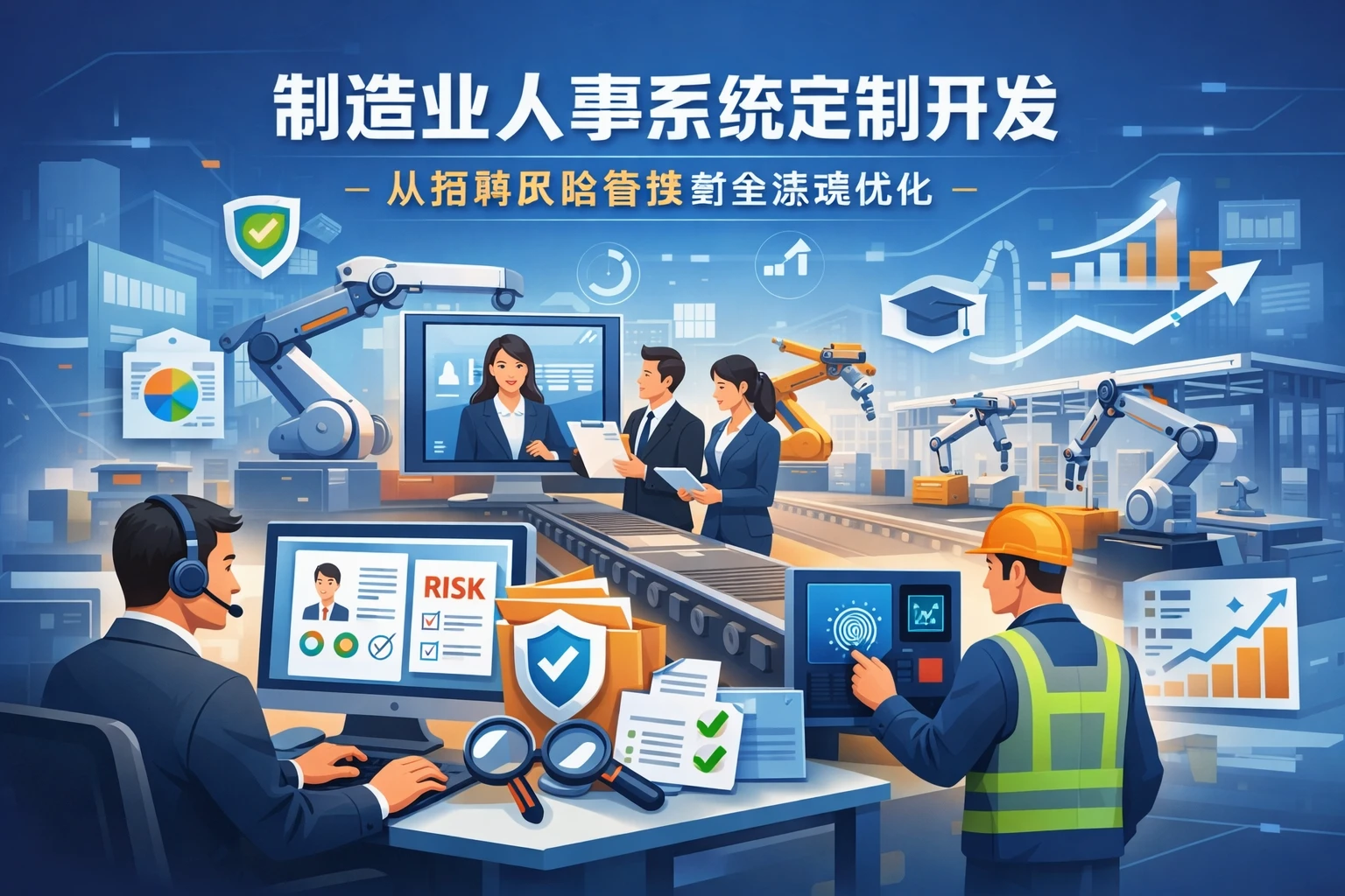 制造业人事系统定制开发：从招聘风险管控到全流程优化