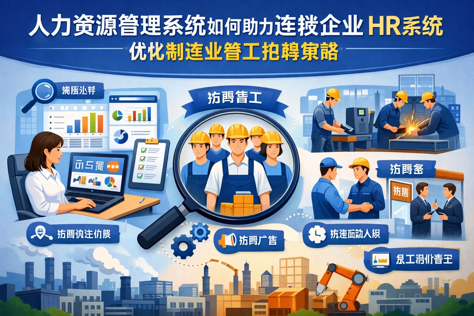 人力资源管理系统如何助力连锁企业HR系统优化制造业普工招聘策略