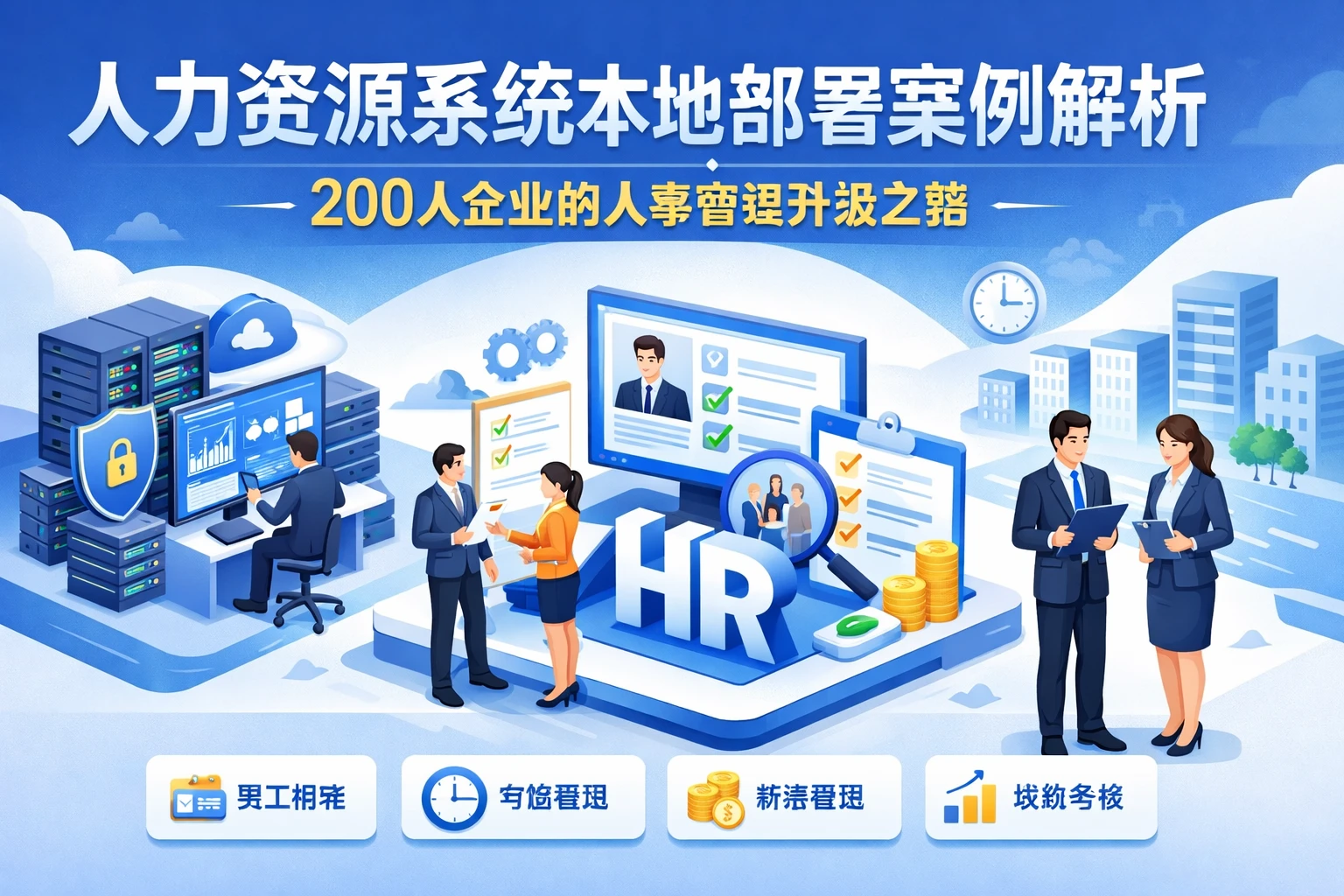 人力资源系统本地部署案例解析：200人企业的人事管理升级之路