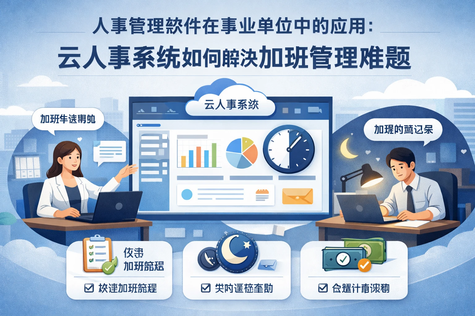 人事管理软件在事业单位中的应用：云人事系统如何解决加班管理难题