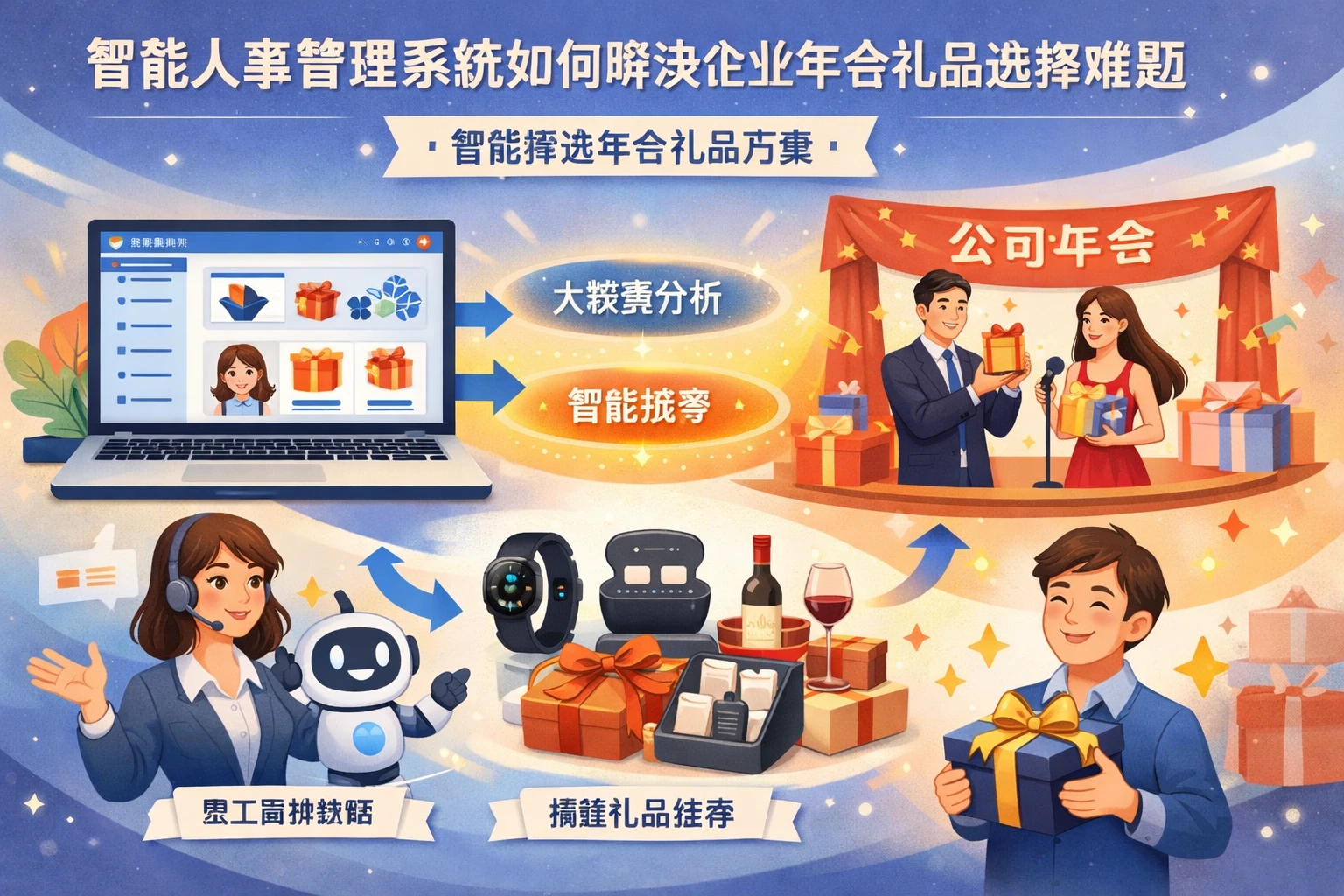智能人事管理系统如何解决企业年会礼品选择难题