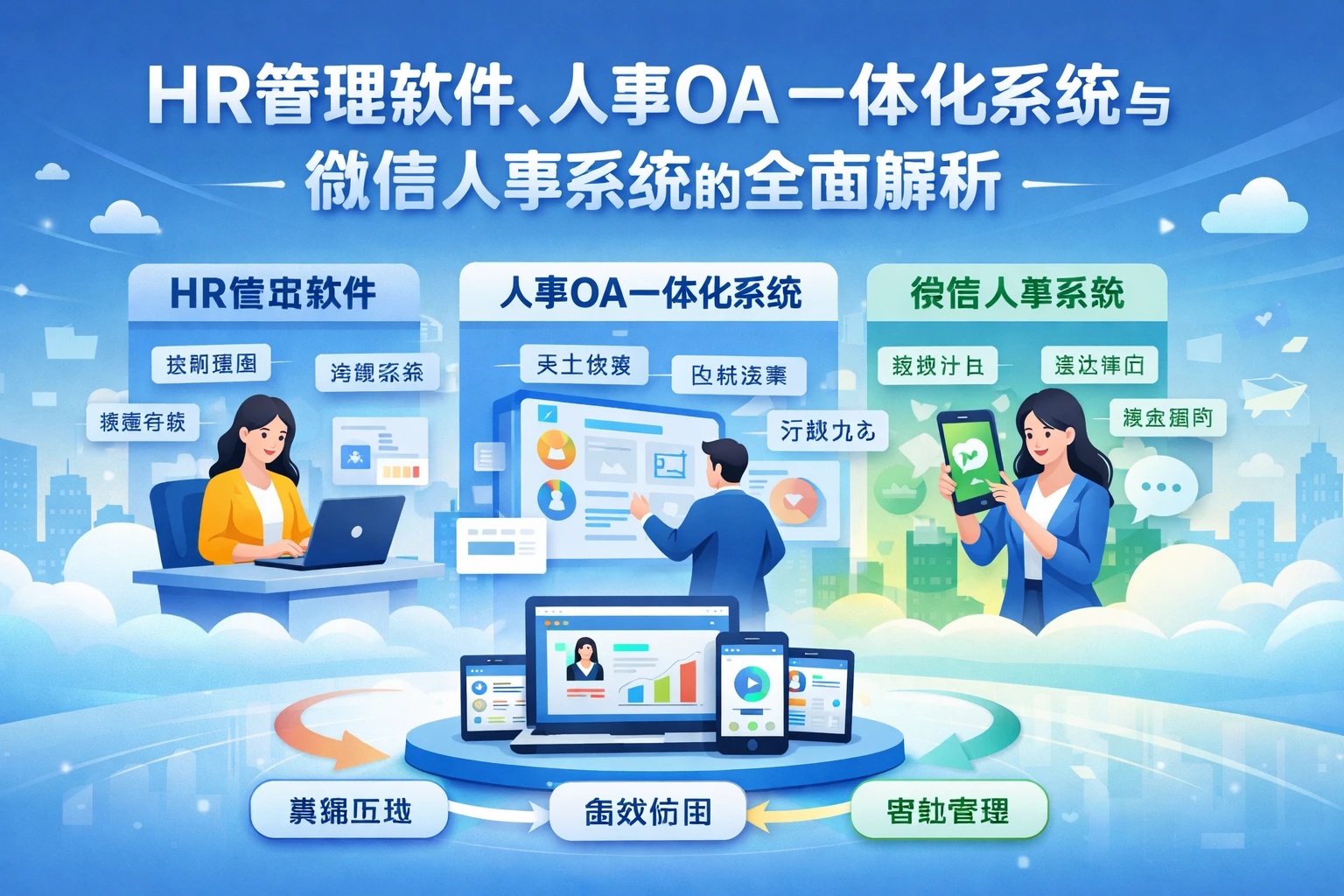 HR管理软件、人事OA一体化系统与微信人事系统的全面解析