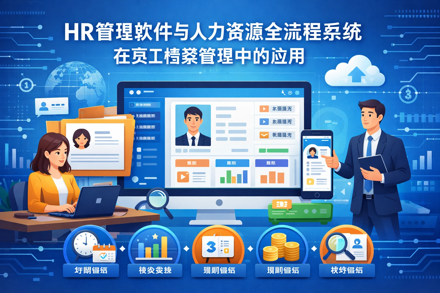 HR管理软件与人力资源全流程系统在员工档案管理中的应用