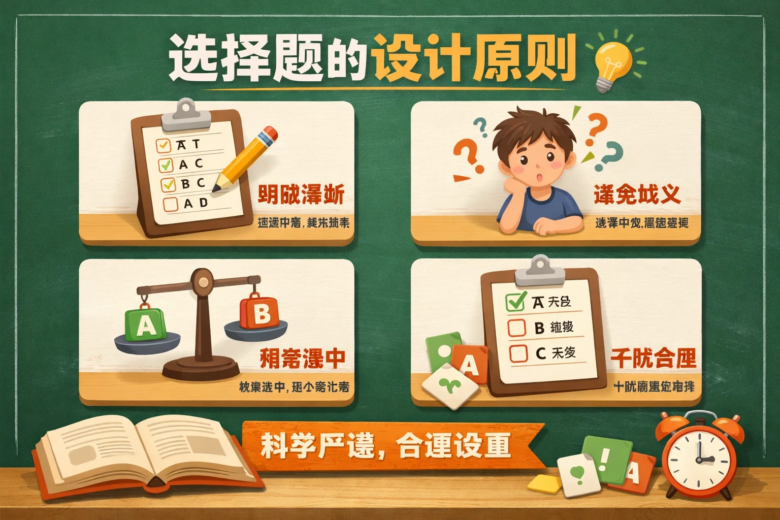 选择题的设计原则