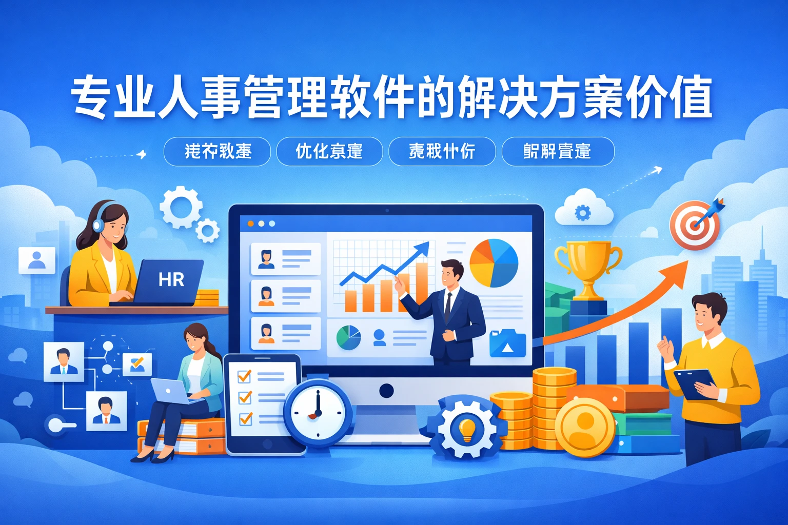 专业人事管理软件的解决方案价值