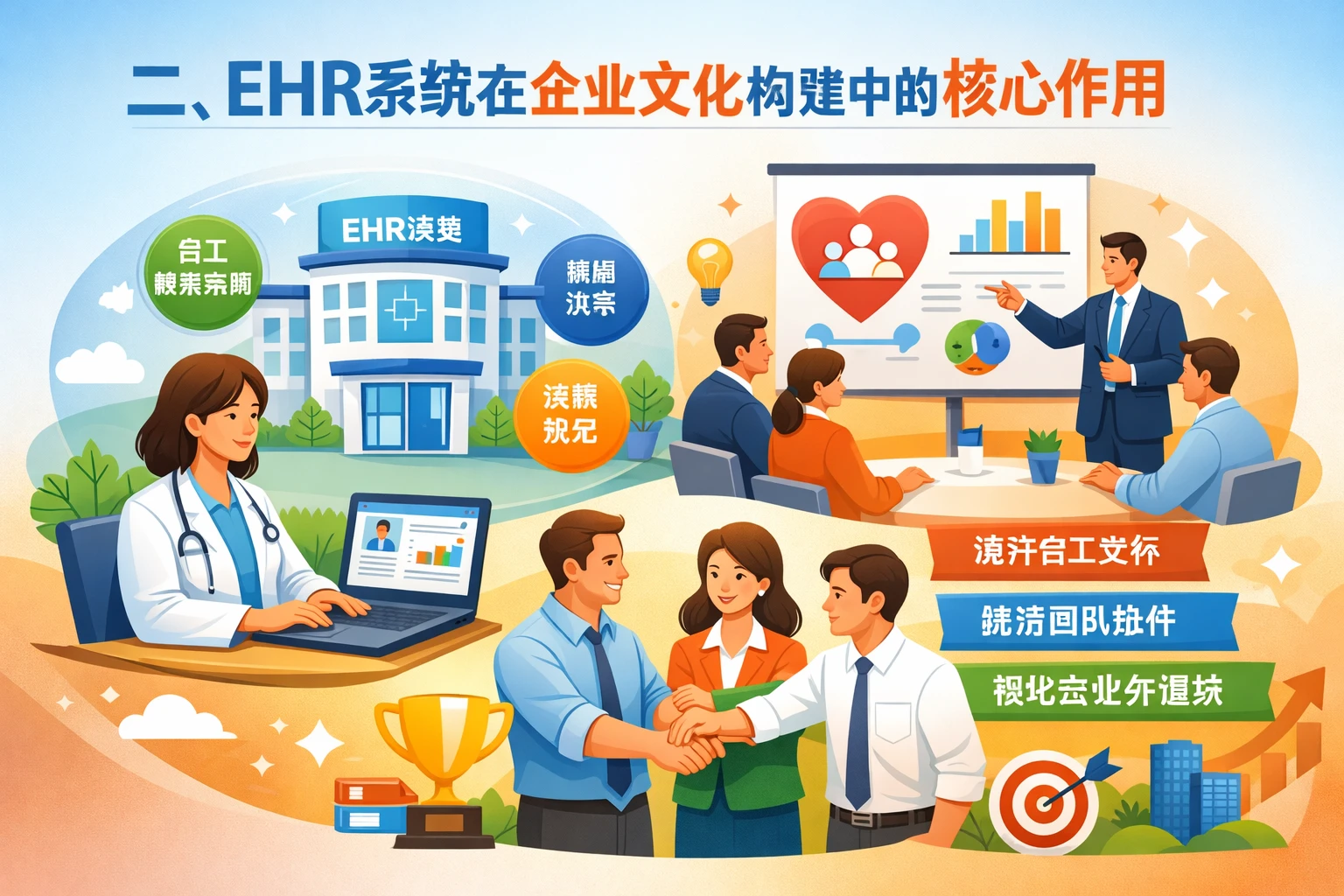 二、EHR系统在企业文化构建中的核心作用