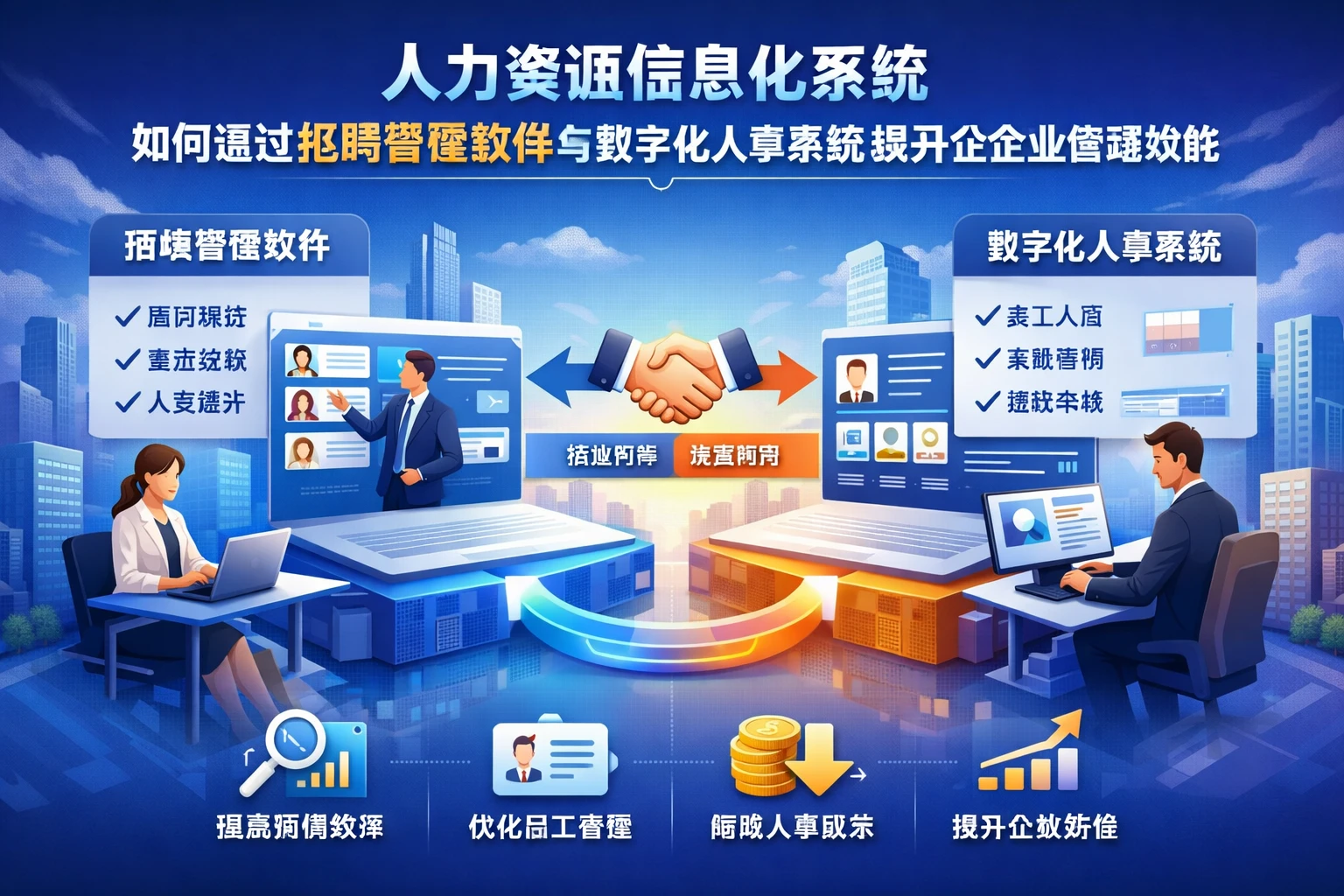 人力资源信息化系统如何通过招聘管理软件与数字化人事系统提升企业管理效能