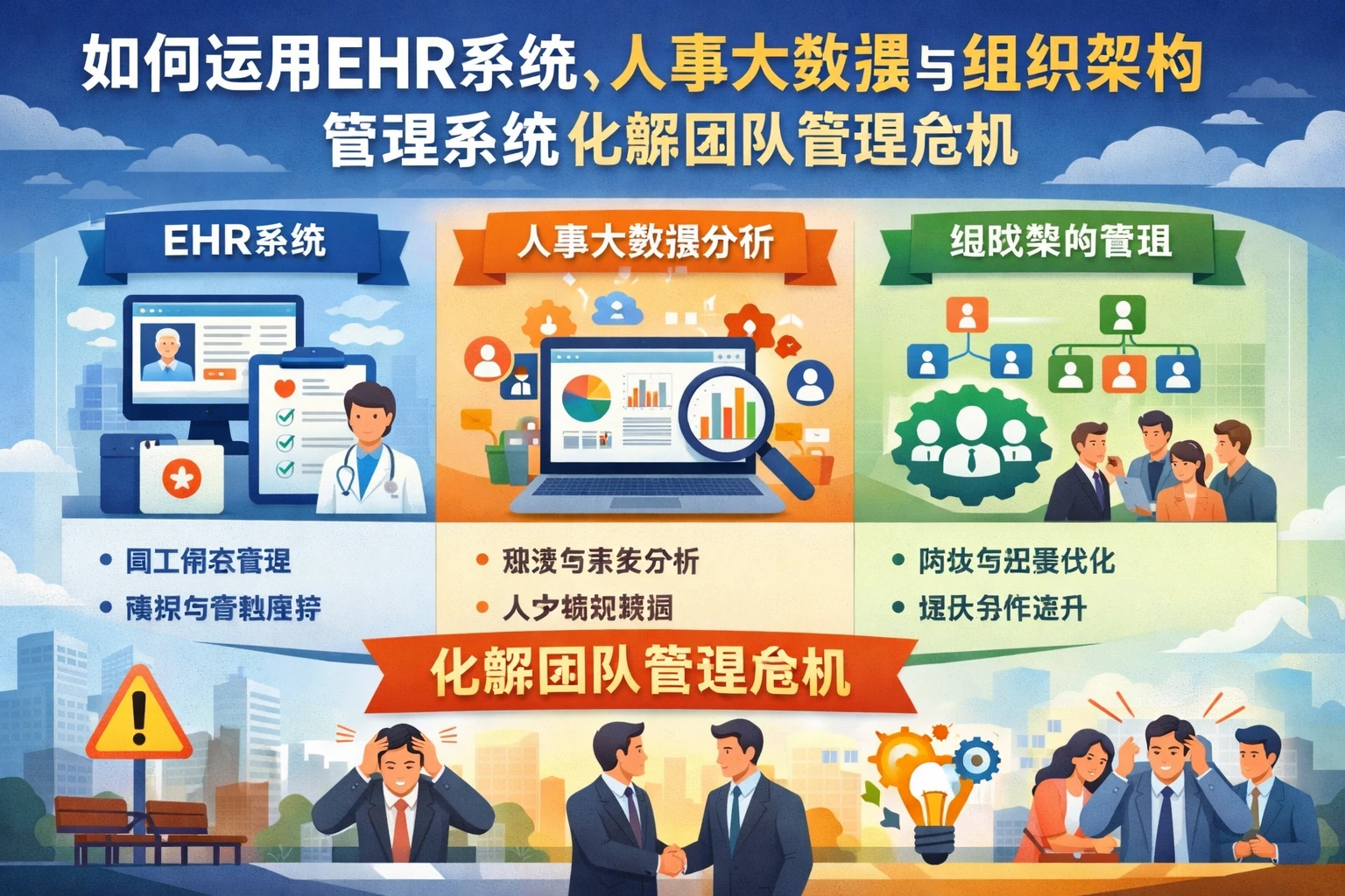 如何运用EHR系统、人事大数据与组织架构管理系统化解团队管理危机