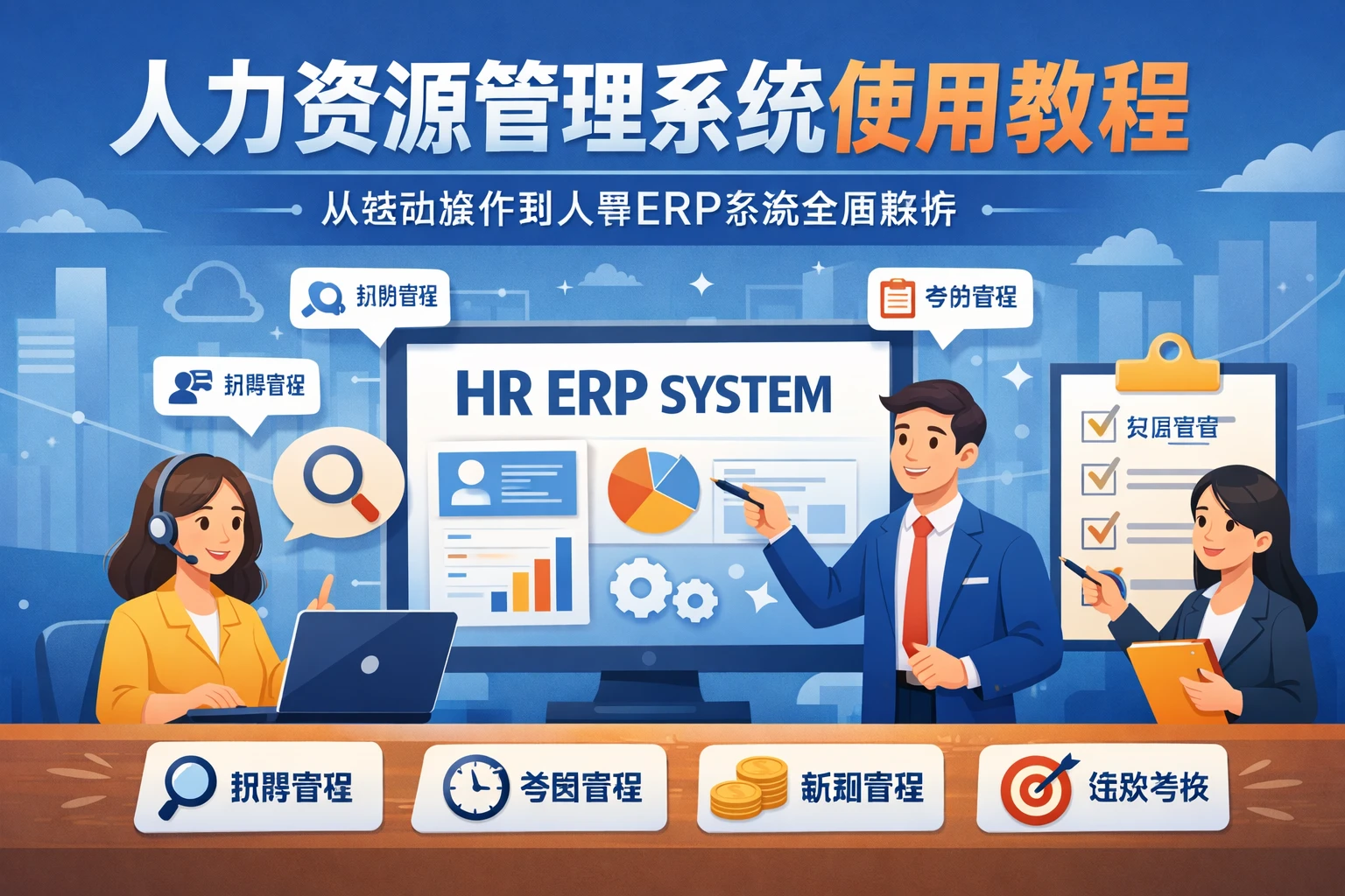 人力资源管理系统使用教程：从基础操作到人事ERP系统全面解析