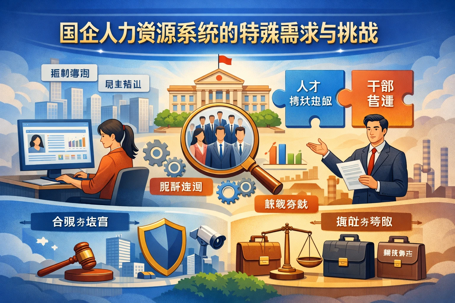 国企人力资源系统的特殊需求与挑战