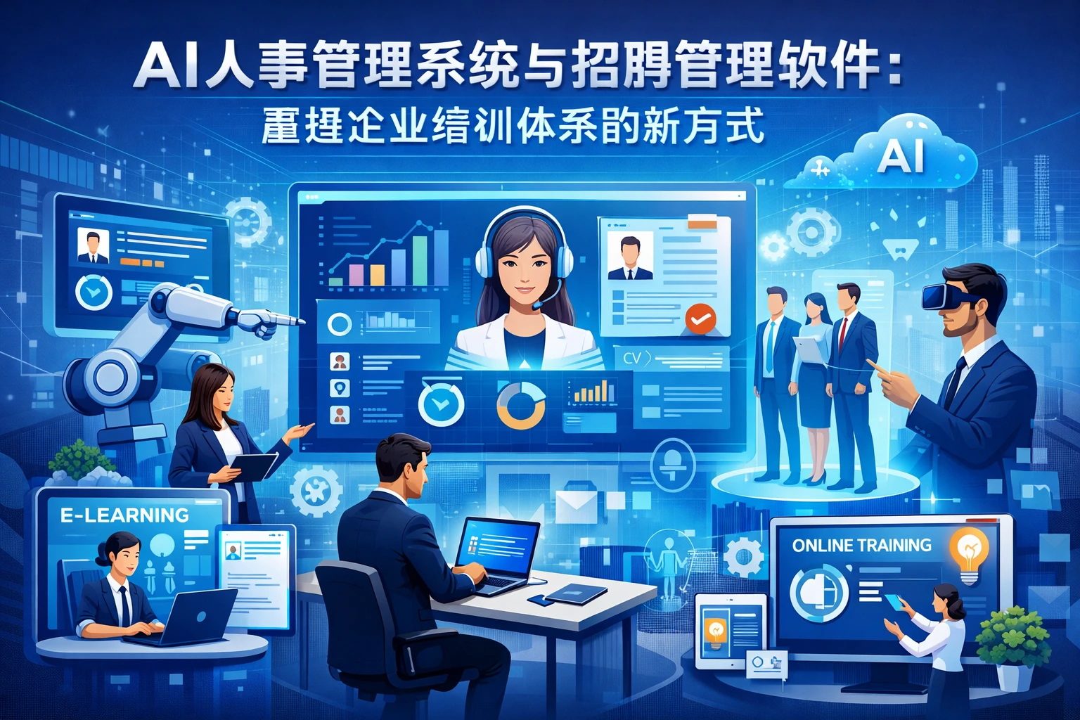 AI人事管理系统与招聘管理软件：重塑企业培训体系的新范式
