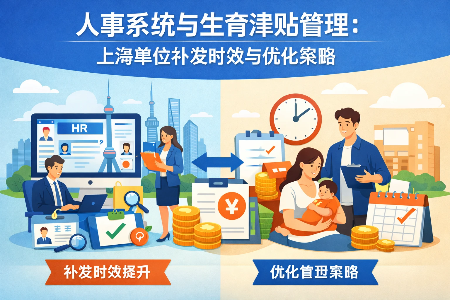 人事系统与生育津贴管理：上海单位补发时效与优化策略