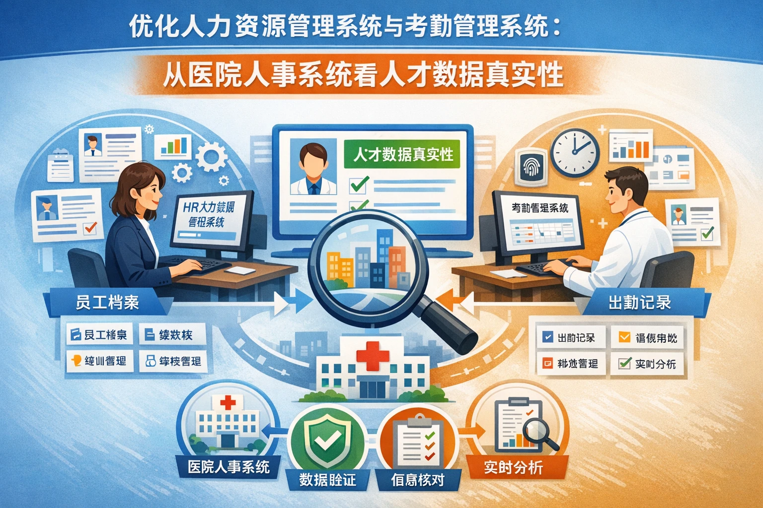 优化人力资源管理系统与考勤管理系统:从医院人事系统看人才数据真实性