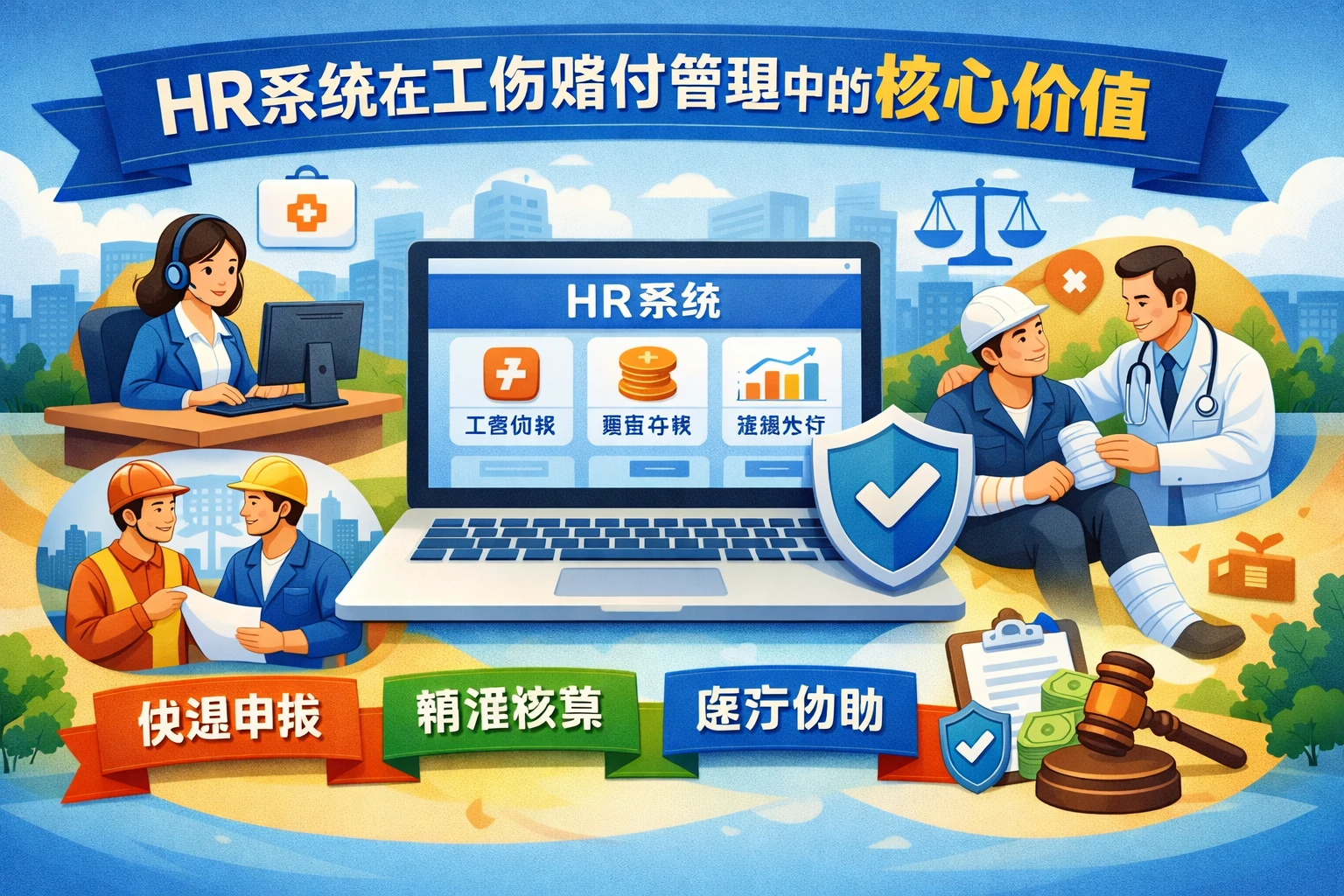 HR系统在工伤赔付管理中的核心价值