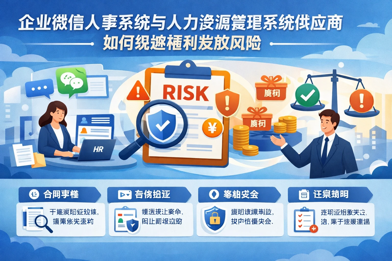 企业微信人事系统与人力资源管理系统供应商如何规避福利发放风险