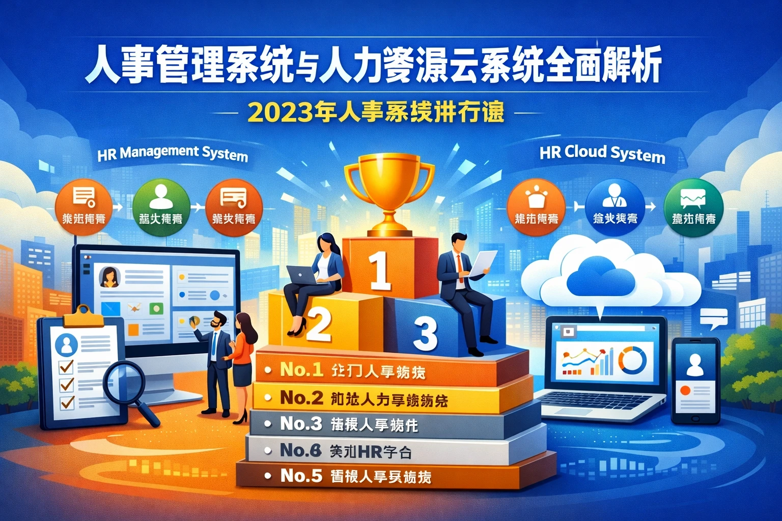 人事管理系统与人力资源云系统全面解析：2023年人事系统排行榜