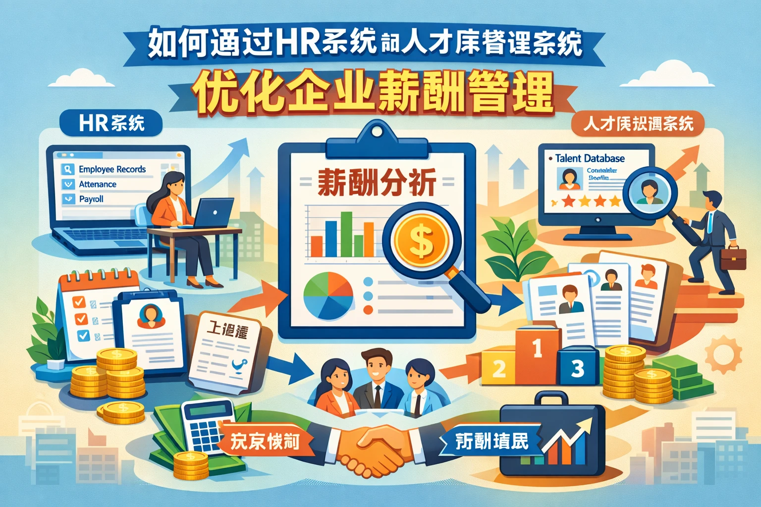 如何通过HR系统和人才库管理系统优化企业薪酬管理