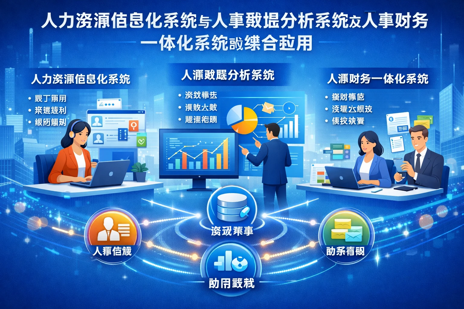 人力资源信息化系统与人事数据分析系统及人事财务一体化系统的综合应用