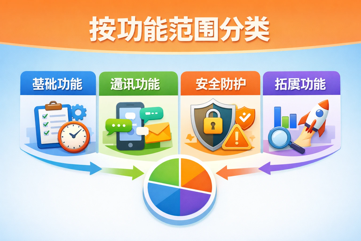 按功能范围分类