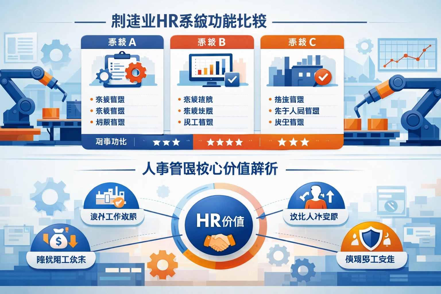制造业HR系统功能比较与人事管理核心价值解析