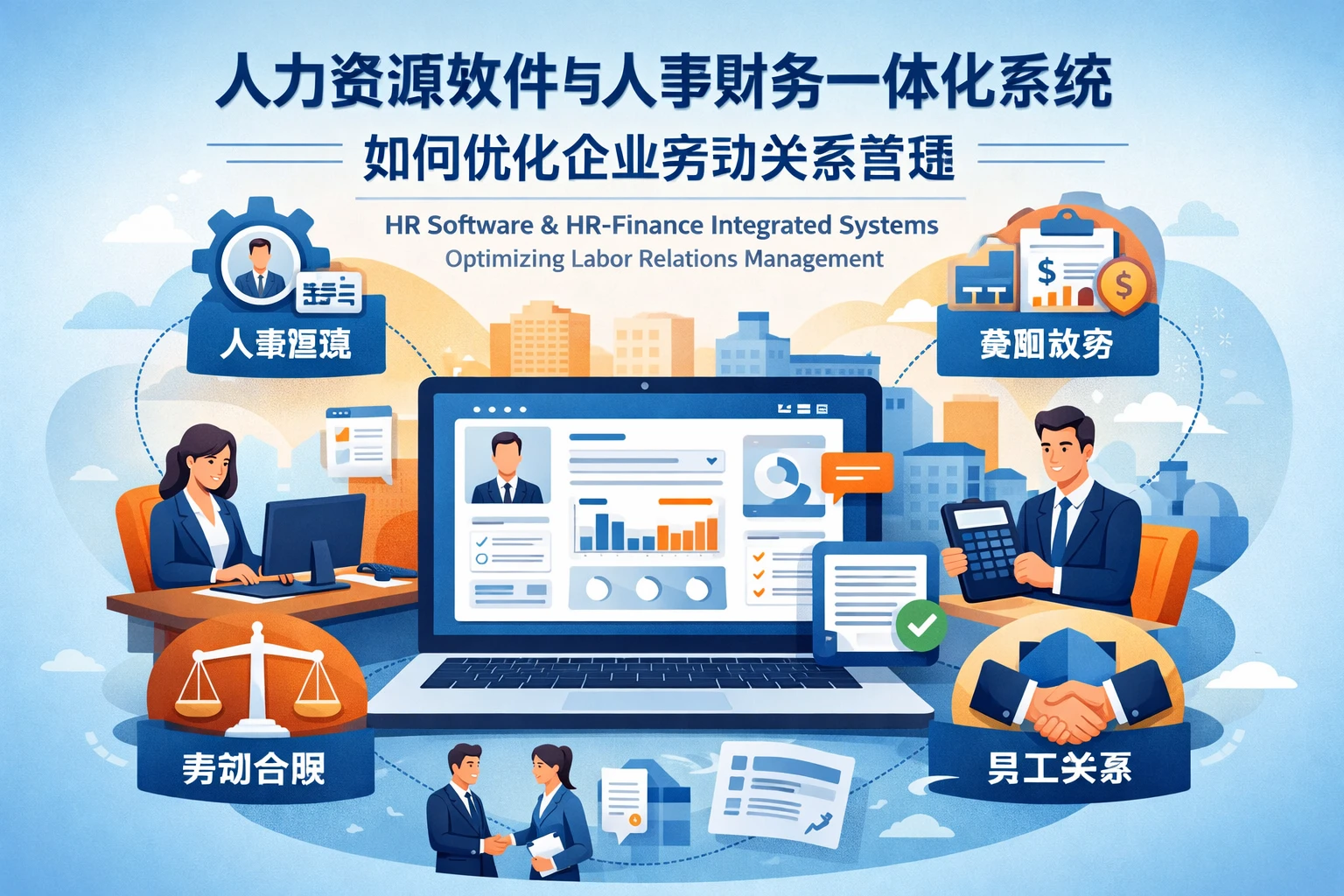 人力资源软件与人事财务一体化系统如何优化企业劳动关系管理