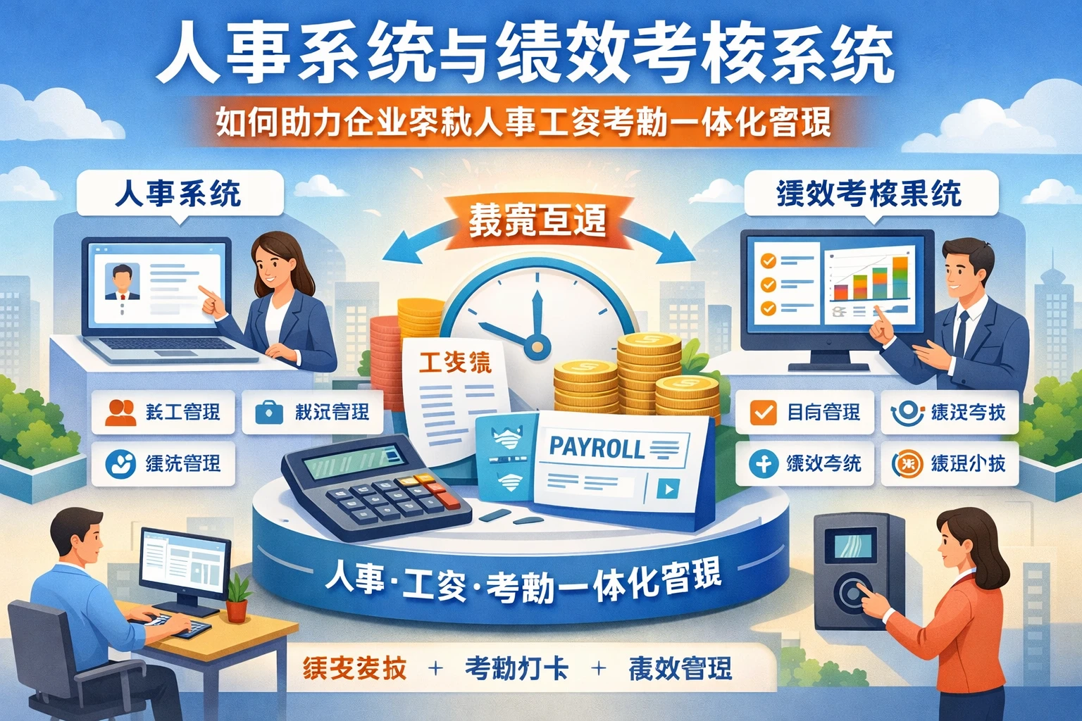 人事系统与绩效考核系统如何助力企业实现人事工资考勤一体化管理