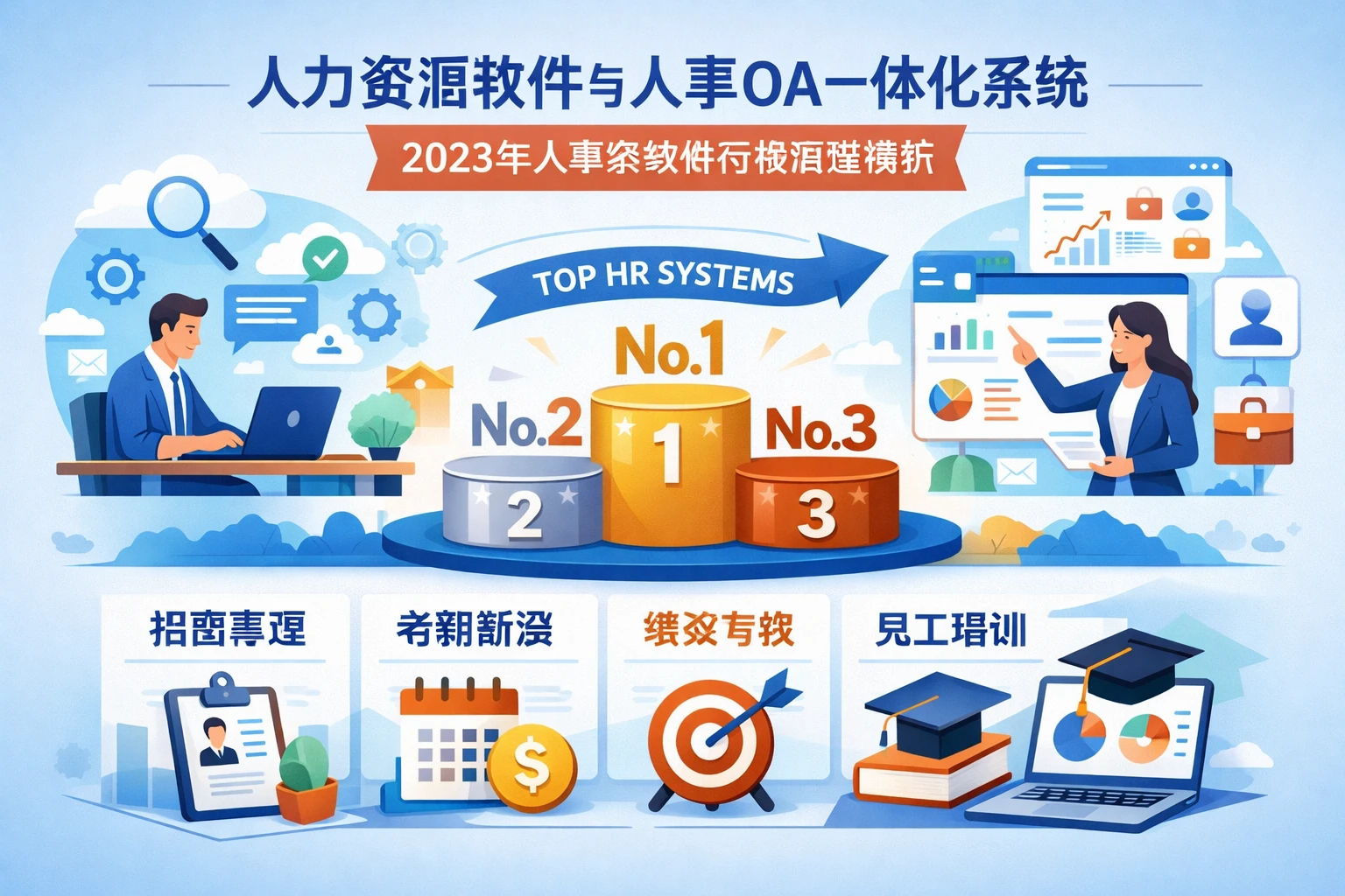 人力资源软件与人事OA一体化系统：2023年人事系统排行榜深度解析