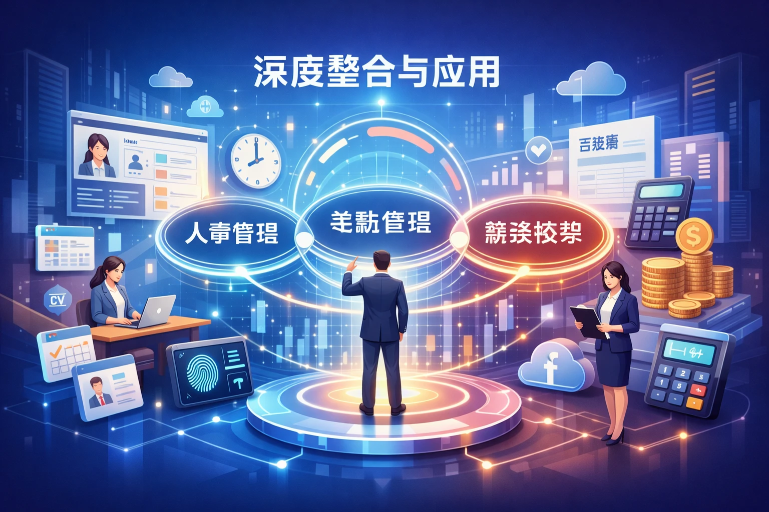 现代人事系统与考勤管理系统、薪资核算系统的深度整合与应用