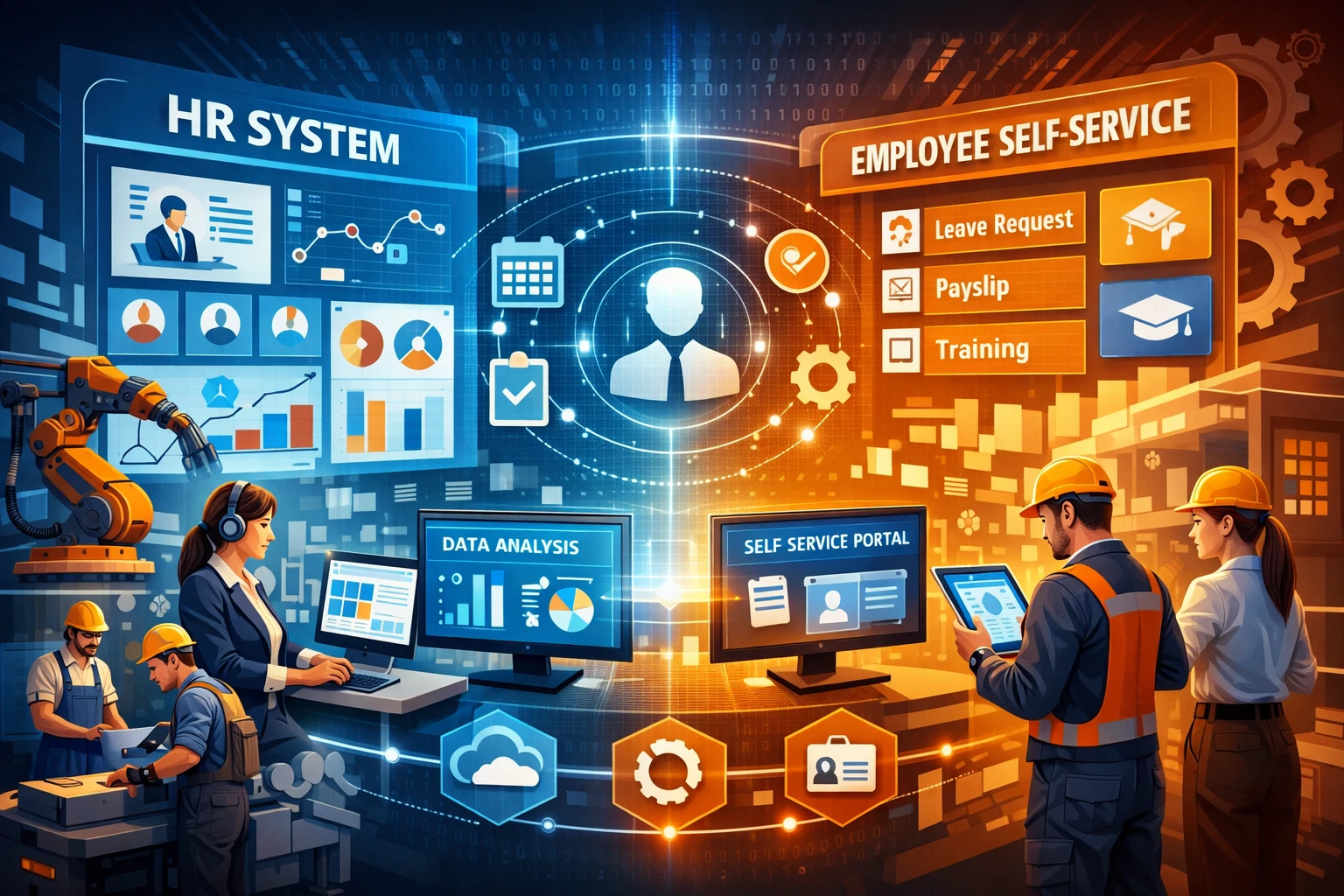 HR系统与员工自助系统在制造业人事管理中的创新应用