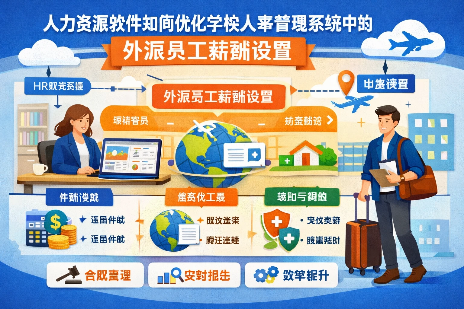 人力资源软件如何优化学校人事管理系统中的外派员工薪酬设置