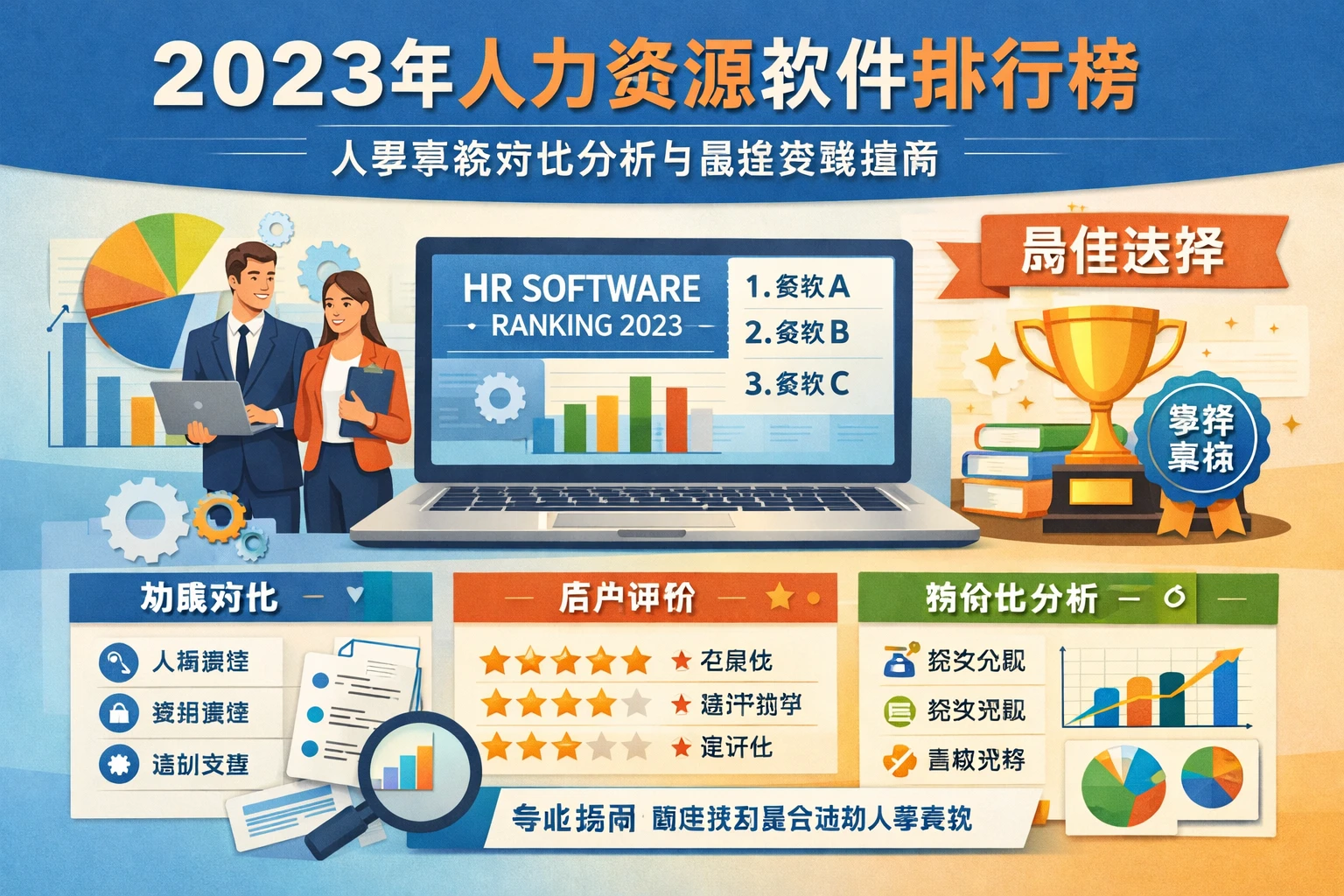 2023年人力资源软件排行榜:人事系统对比分析与最佳实践指南
