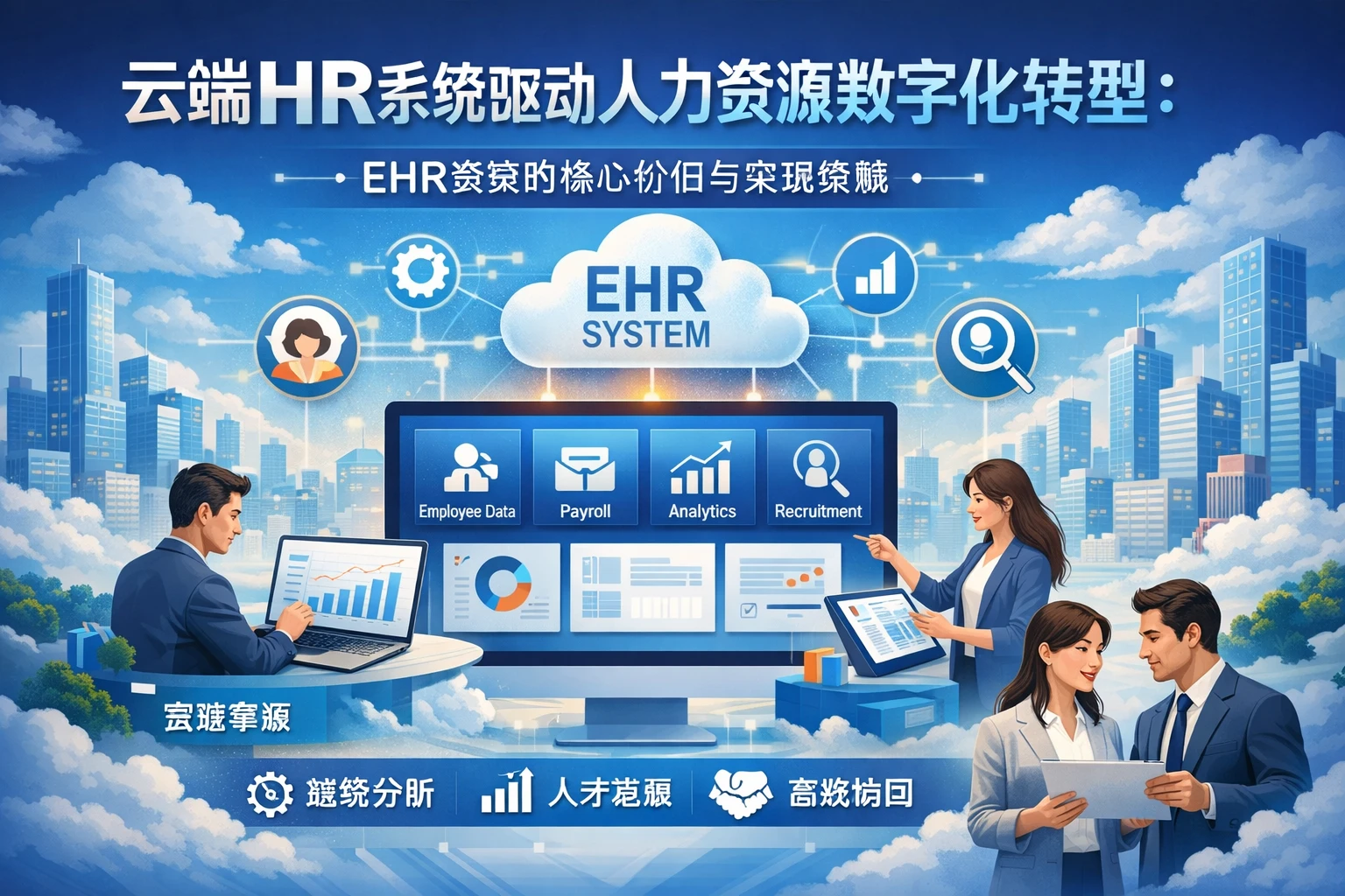 云端HR系统驱动人力资源数字化转型：EHR系统的核心价值与实施策略