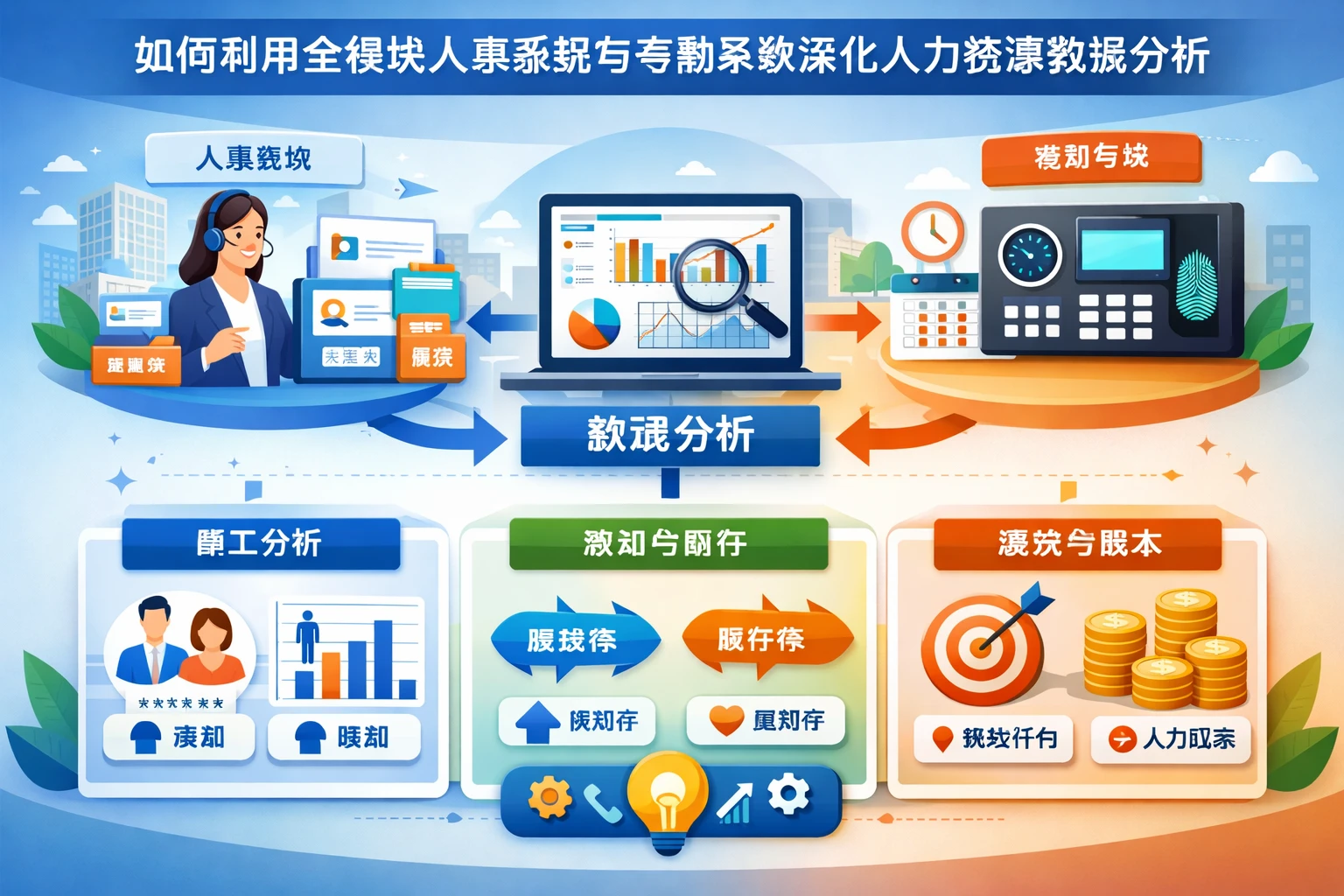 如何利用全模块人事系统与考勤系统深化人力资源数据分析