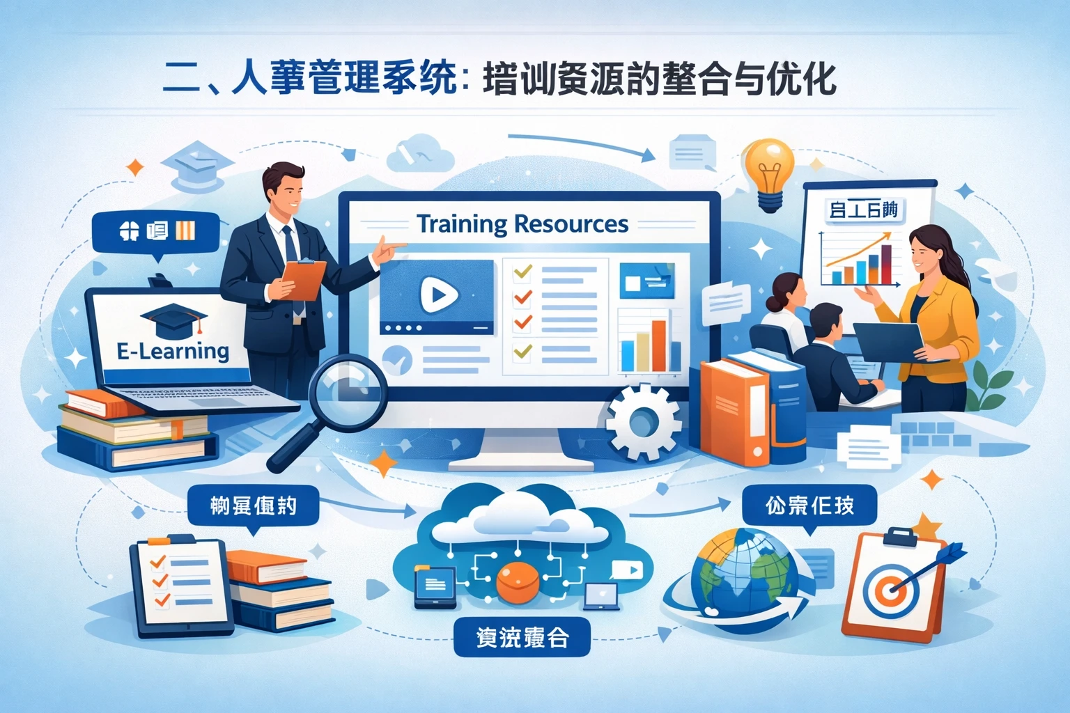 二、人事管理系统：培训资源的整合与优化
