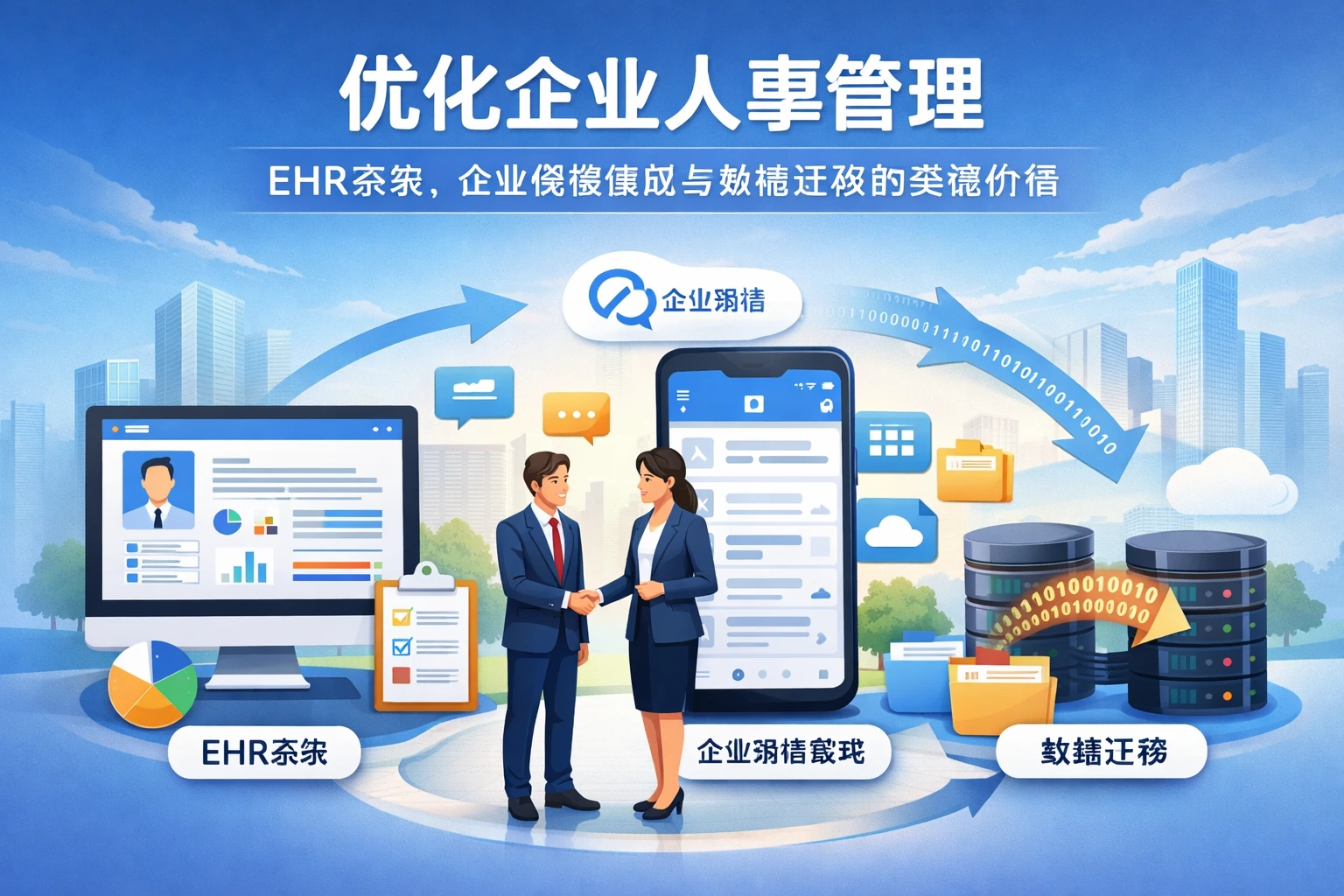 优化企业人事管理：EHR系统、企业微信集成与数据迁移的关键价值