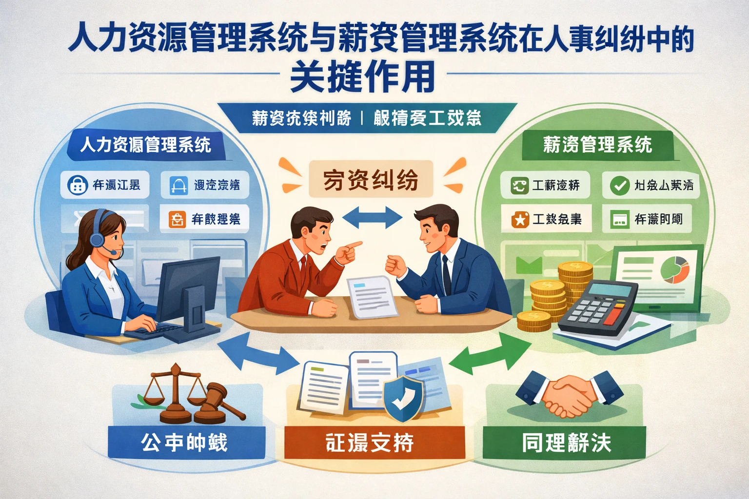 人力资源管理系统与薪资管理系统在人事纠纷中的关键作用