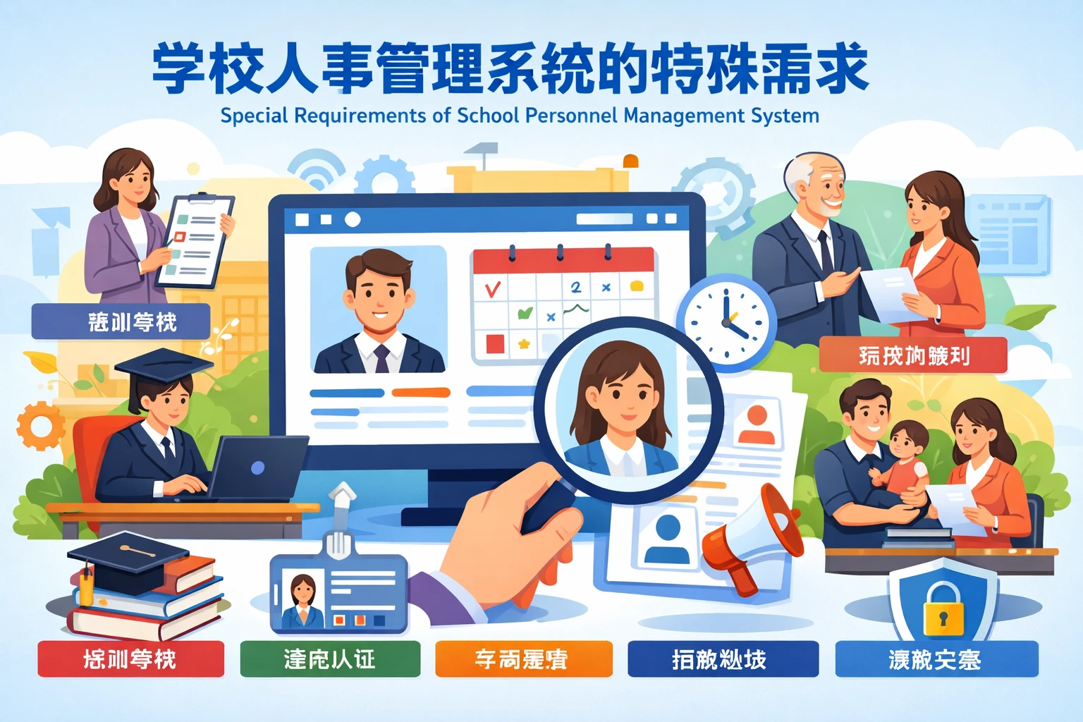 学校人事管理系统的特殊需求