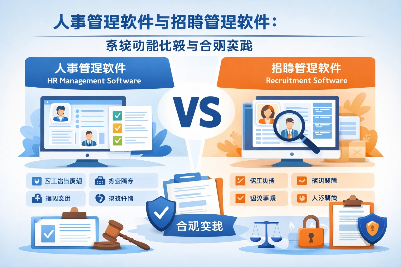 人事管理软件与招聘管理软件：系统功能比较与合规实践
