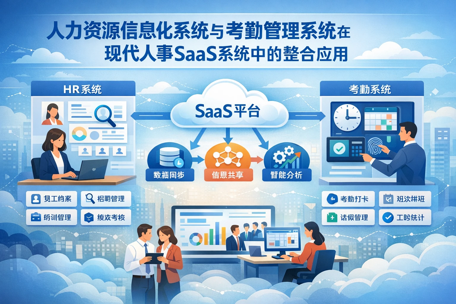 人力资源信息化系统与考勤管理系统在现代人事SaaS系统中的整合应用