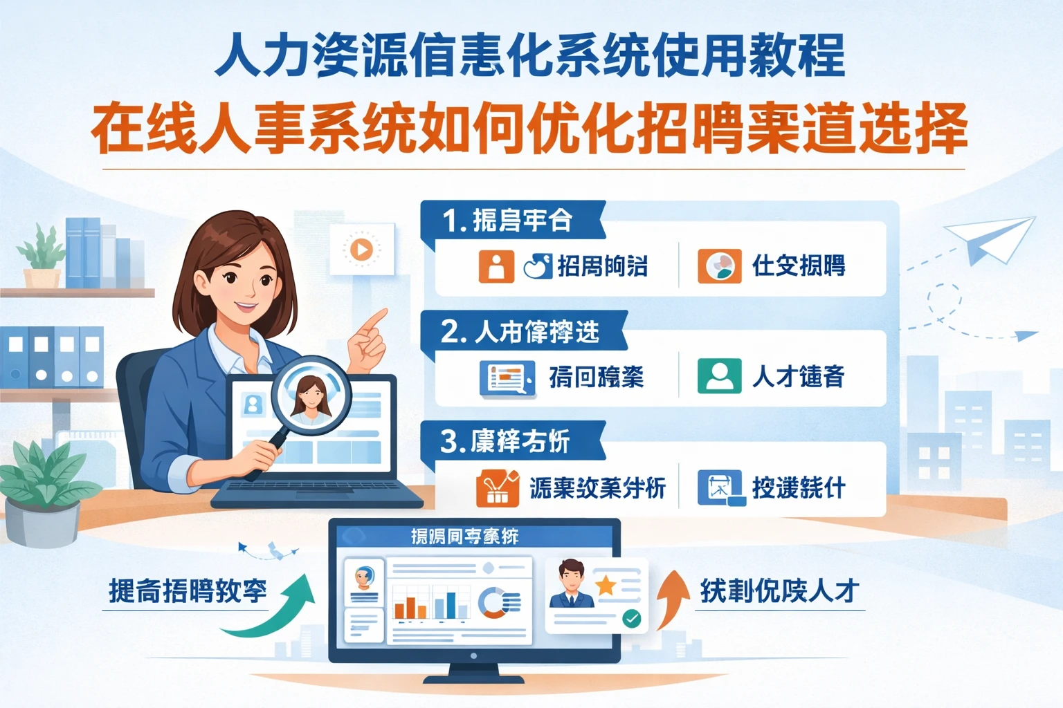 人力资源信息化系统使用教程：在线人事系统如何优化招聘渠道选择