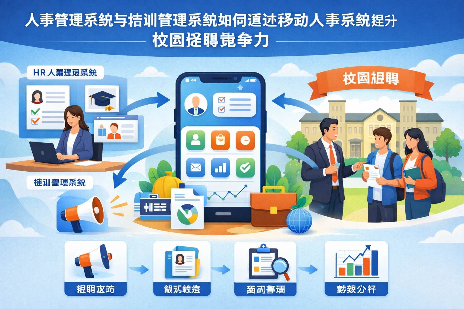 人事管理系统与培训管理系统如何通过移动人事系统提升校园招聘竞争力