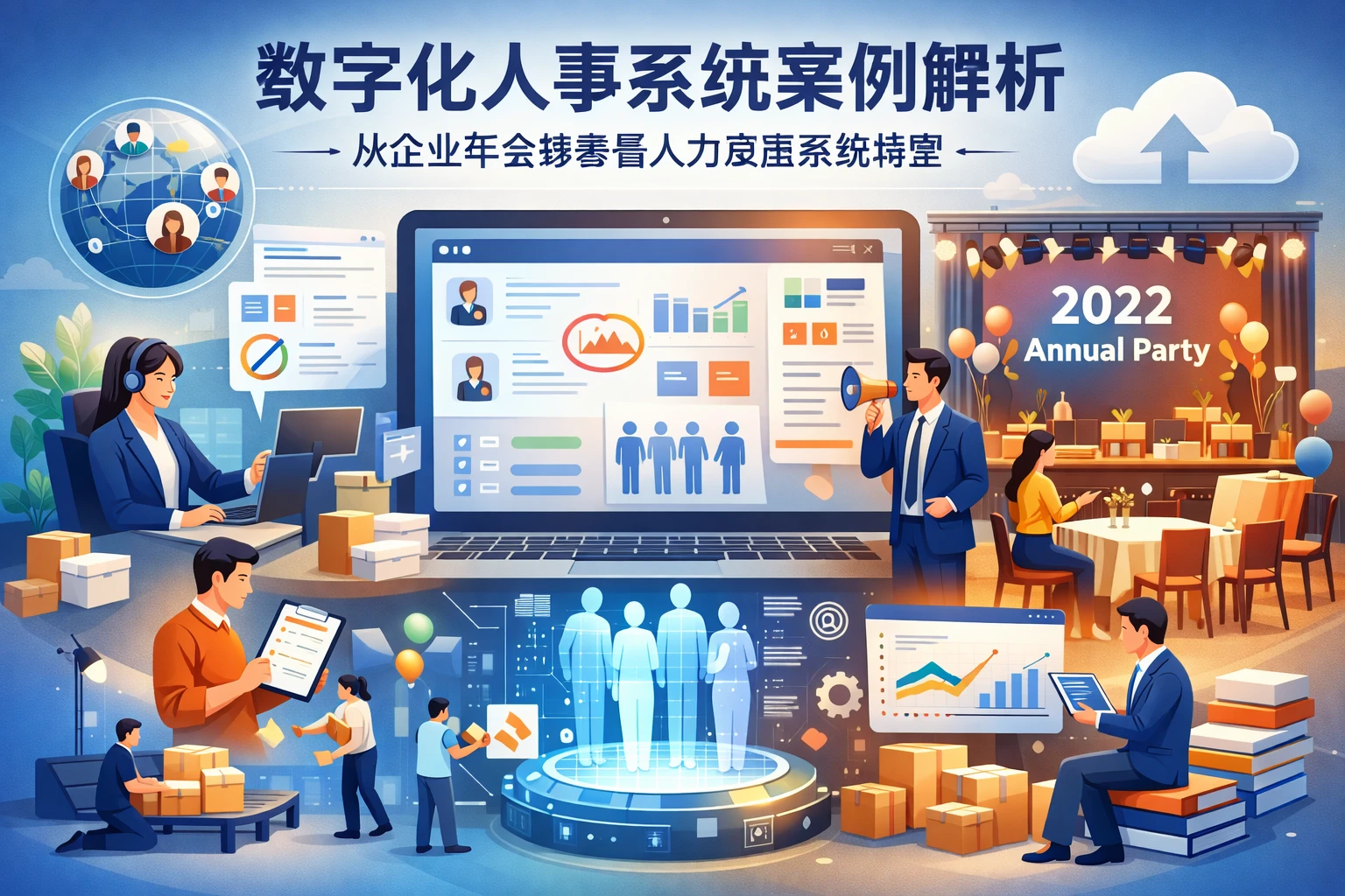 数字化人事系统案例解析：从企业年会筹备看人力资源系统转型