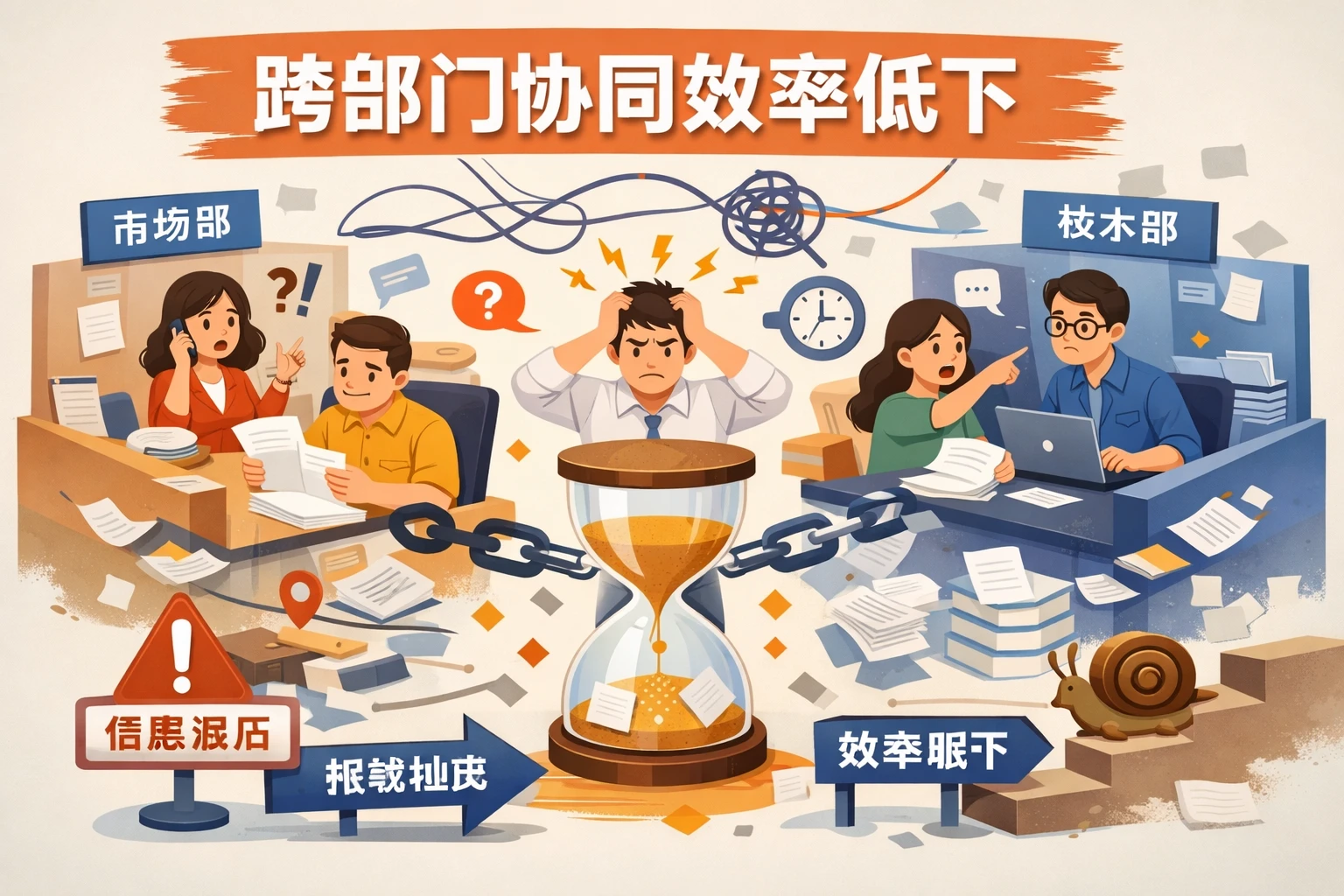 跨部门协同效率低下