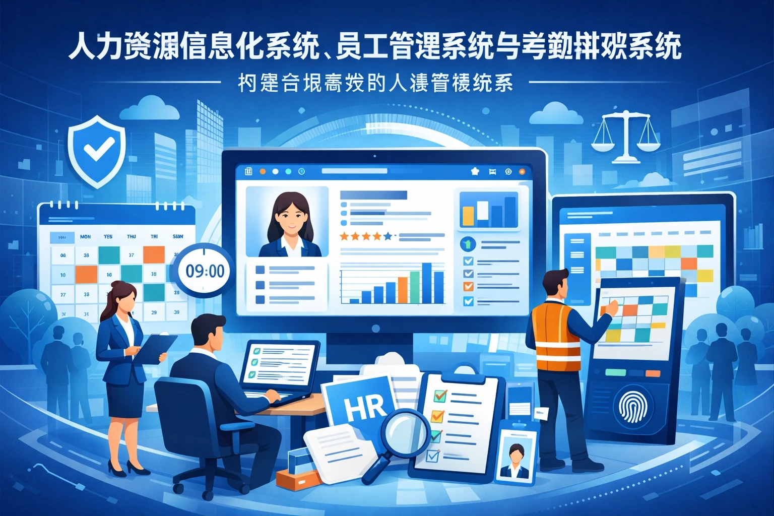 人力资源信息化系统、员工管理系统与考勤排班系统：构建合规高效的人事管理体系