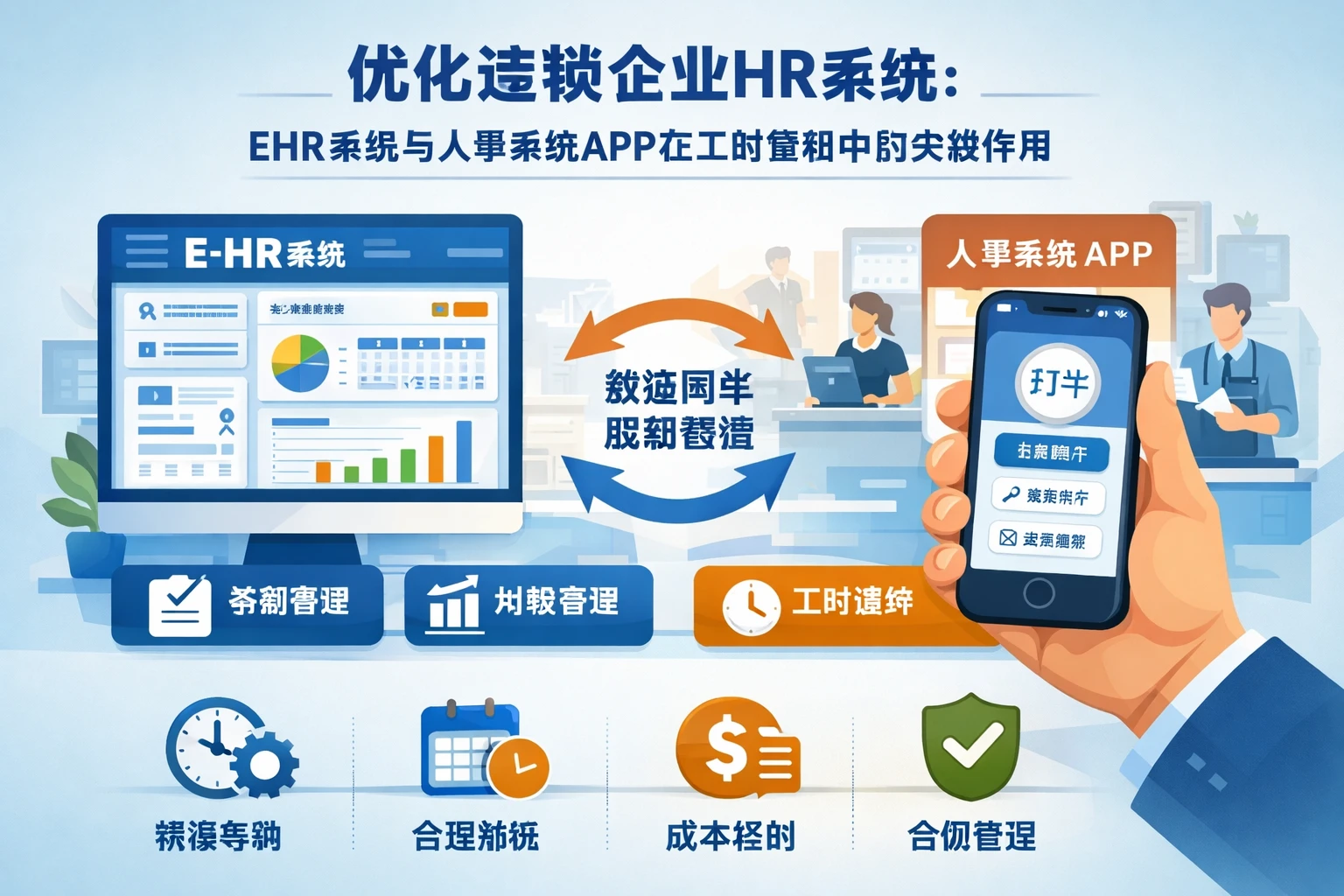 优化连锁企业HR系统：EHR系统与人事系统APP在工时管理中的关键作用