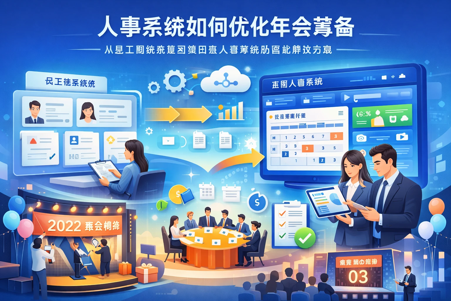 人事系统如何优化年会筹备：从员工档案系统到集团型人事系统的智能解决方案